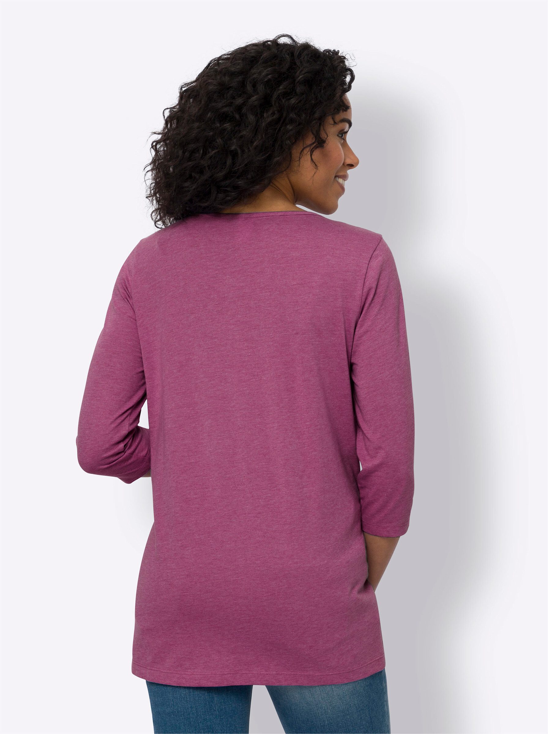 Sieh an! T-Shirt Longshirt . günstig online kaufen