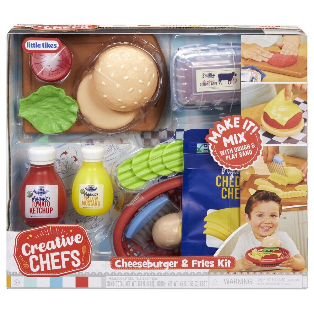 Little Tikes® Spiellebensmittel Creative Chefs Burger-Set