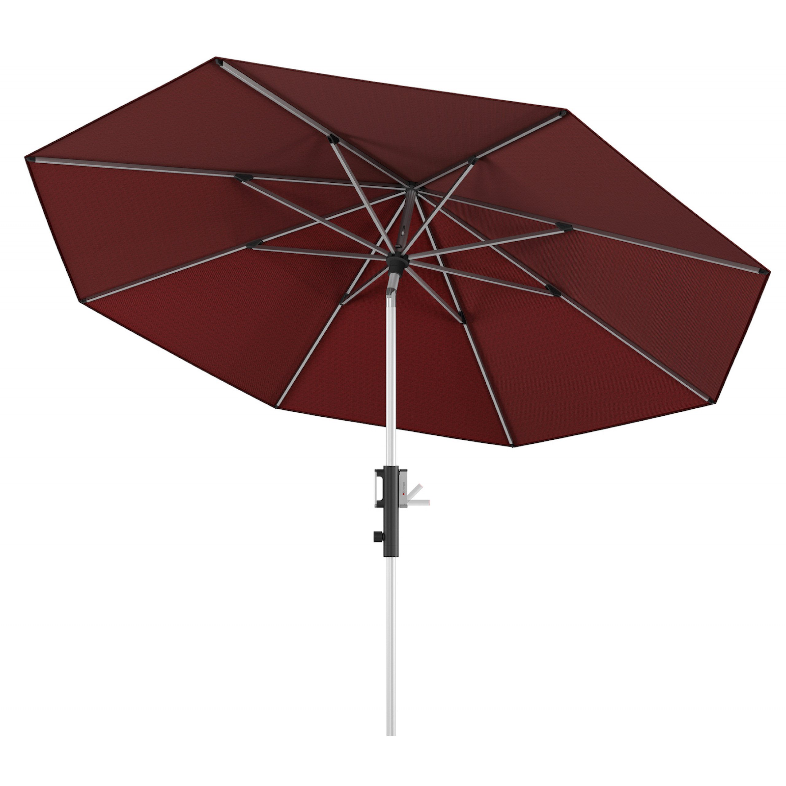 Knirps® Sonnenschirm KNIRPS Phoenix 315 cm rund Balkonschirm 4 Farbvarianten Kurbelschirm