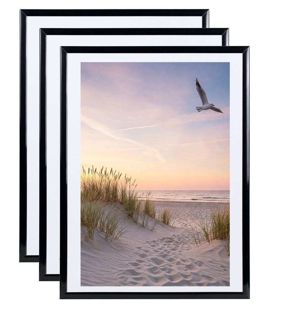 IDEAL TREND Bilderrahmen 3er 5er 10er Set Bilderrahmen Fotorahmen aus Kunst günstig online kaufen