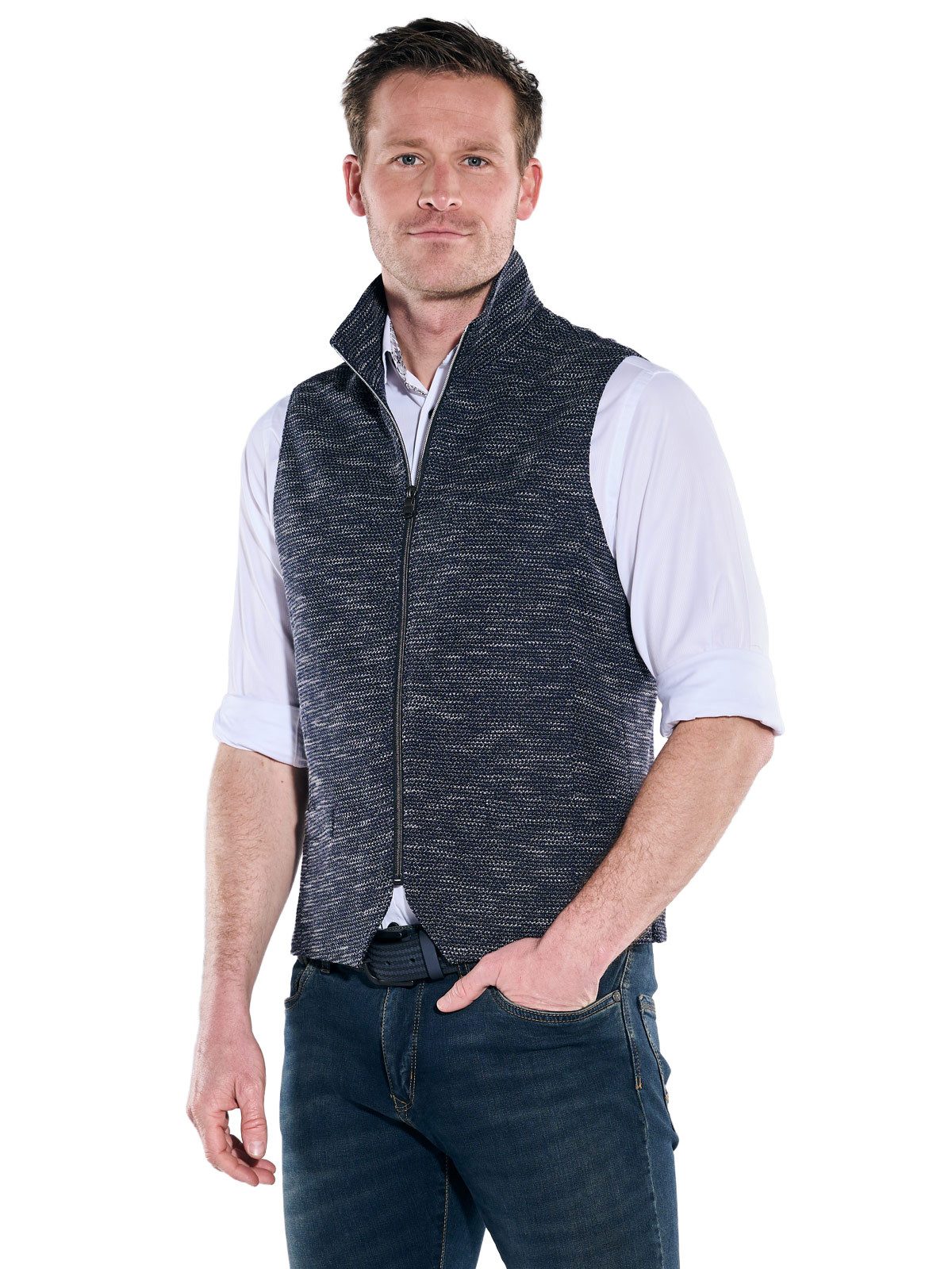 Engbers Anzugweste Herren Sakkoweste, Saphirblau