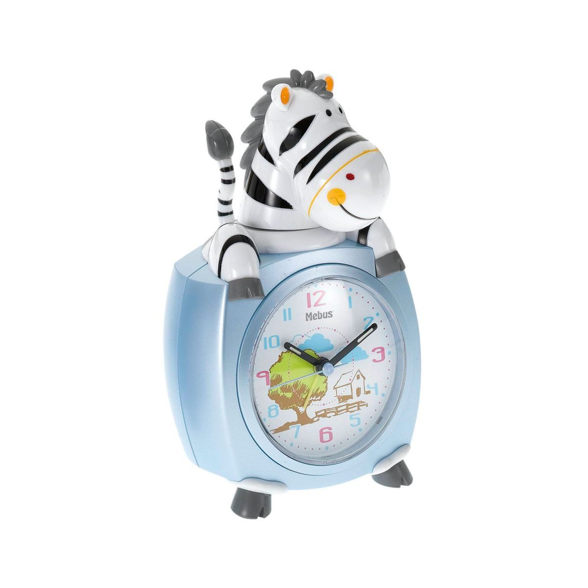 Mebus Digitaluhr 26637 Kinder-Quarzwecker Motiv Zebra farblich 26637 Kinder-Quarzwecker Motiv Zebra farblich