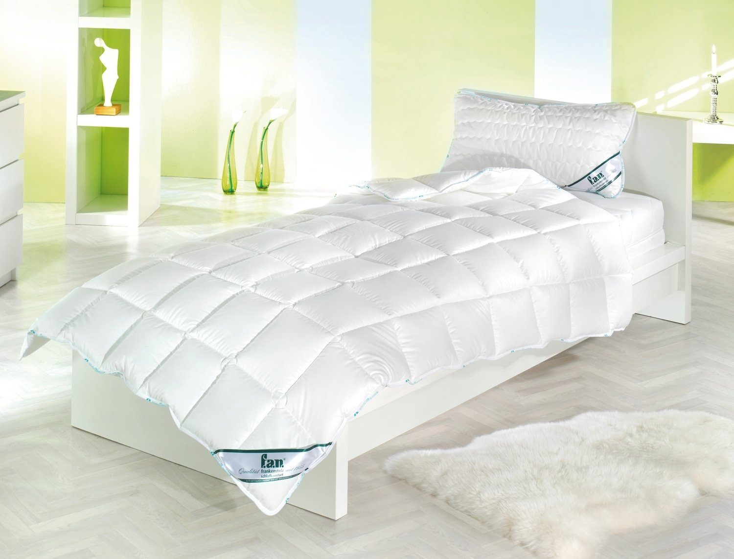 Frankenstolz Baumwollbettdecke MEDISAN, Vierjahreszeiten-Steppbett, 220 x 1 günstig online kaufen