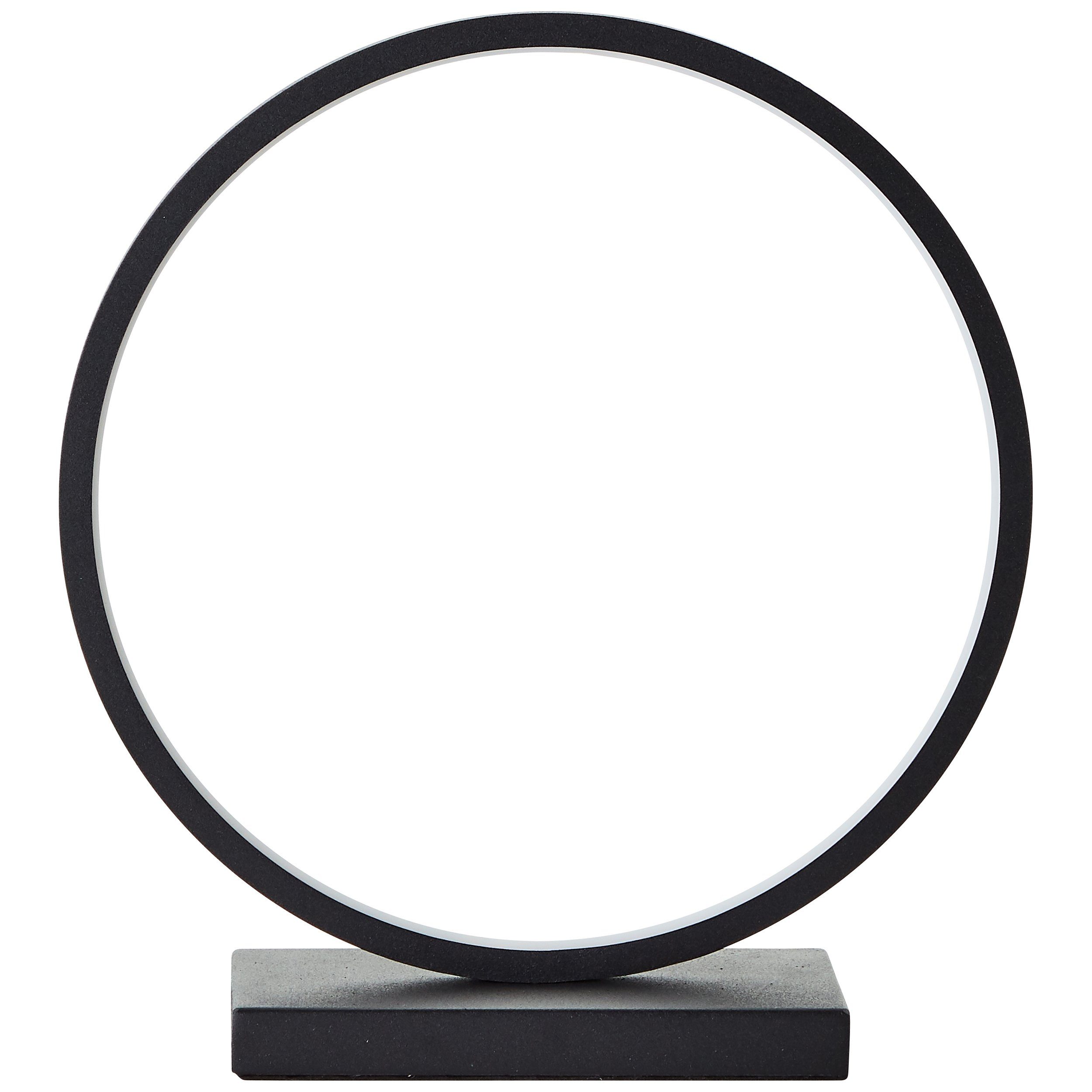 Brilliant LED Tischleuchte Chaumont, LED fest integriert, Warmweiß, Höhe 28 cm, 850 lm, Aluminium, schwarz