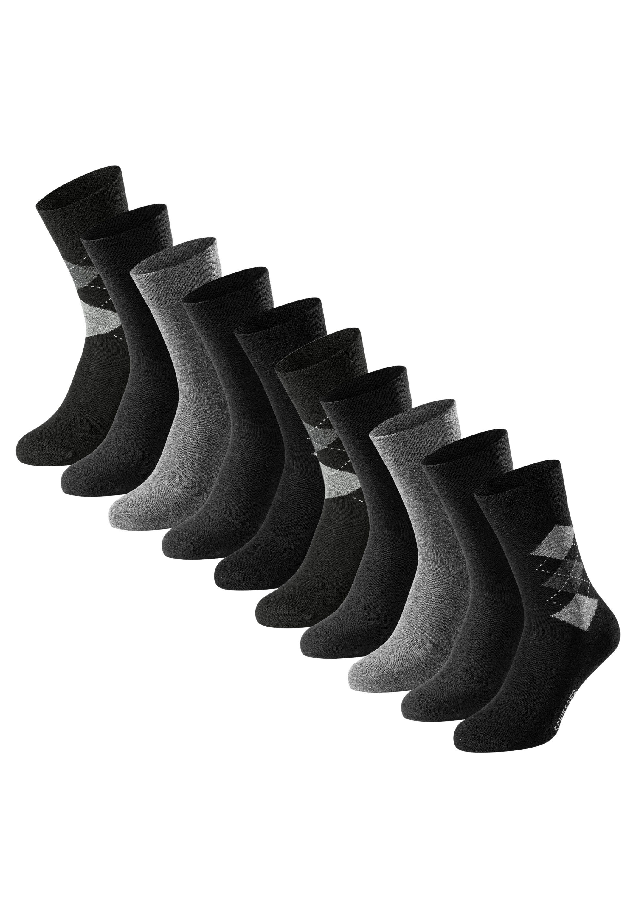 Schiesser Langsocken 10er Pack Bluebird (Spar-Set, 10-Paar) Socken - Baumwo günstig online kaufen