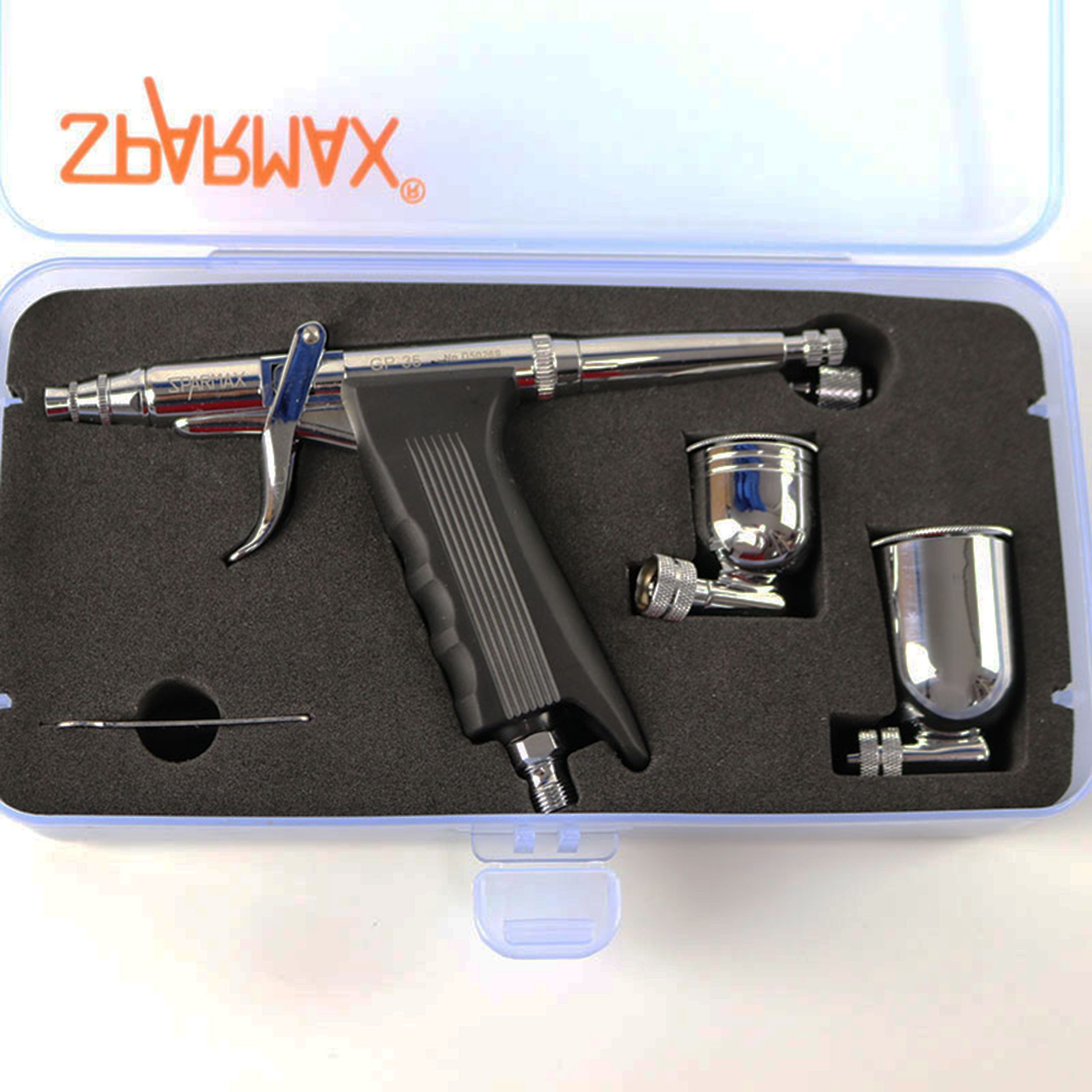 Airbrush-City Airbrush-Kompressor Sparmax Gp-35 Airbrush und TC-610H-n - Modellbau Airbrushset 08