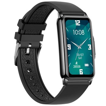 HYTIREBY Damen Smartwatch Smartwatch (3,73 cm/1,47 Zoll, iOS und Android cm), Damen Smart Watch, Fitness Uhr, Fitness Tracker, Gesundheitsfunktionen