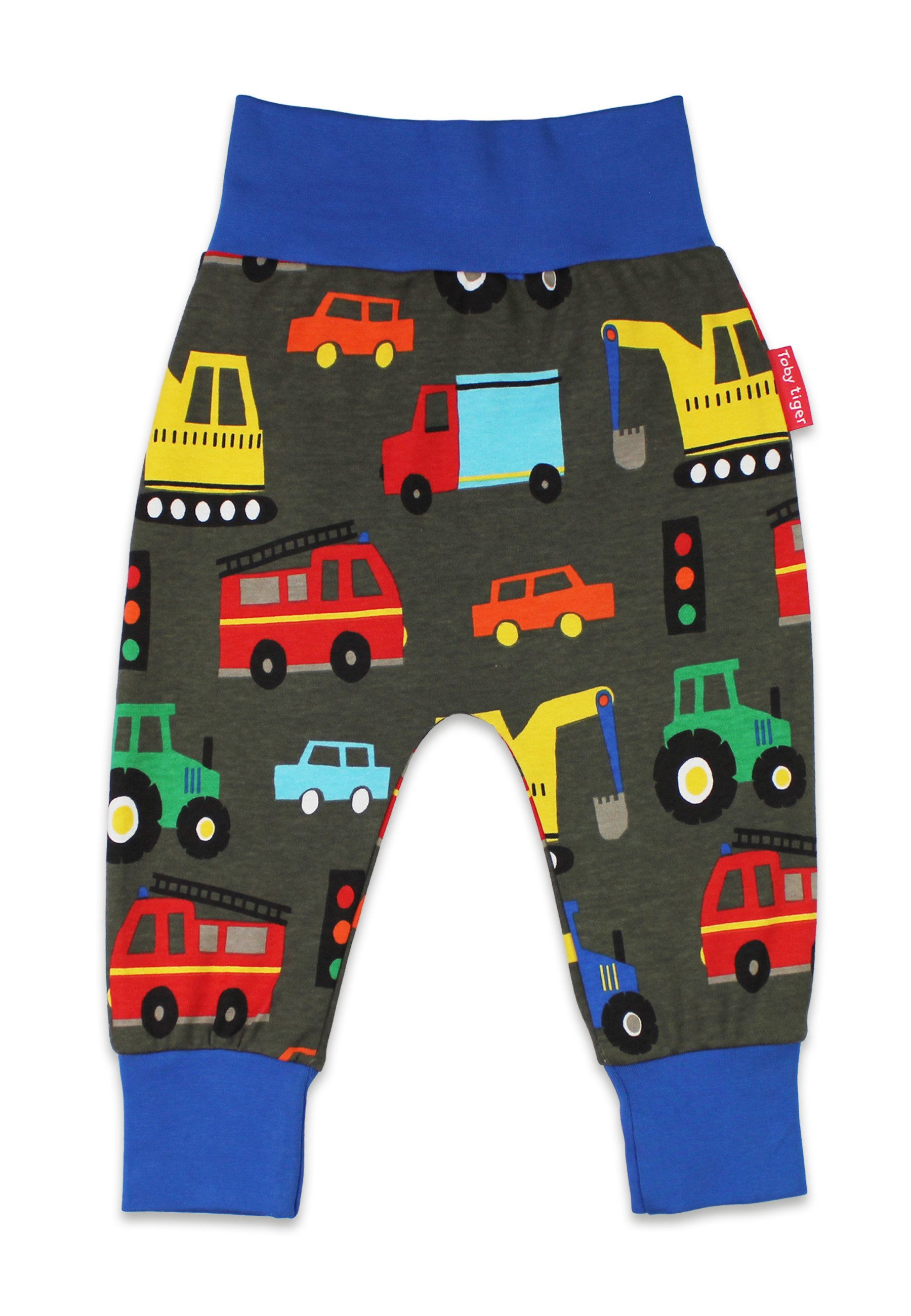 Toby Tiger Schlupfhose Schlupfhose mit Fahrzeug Print