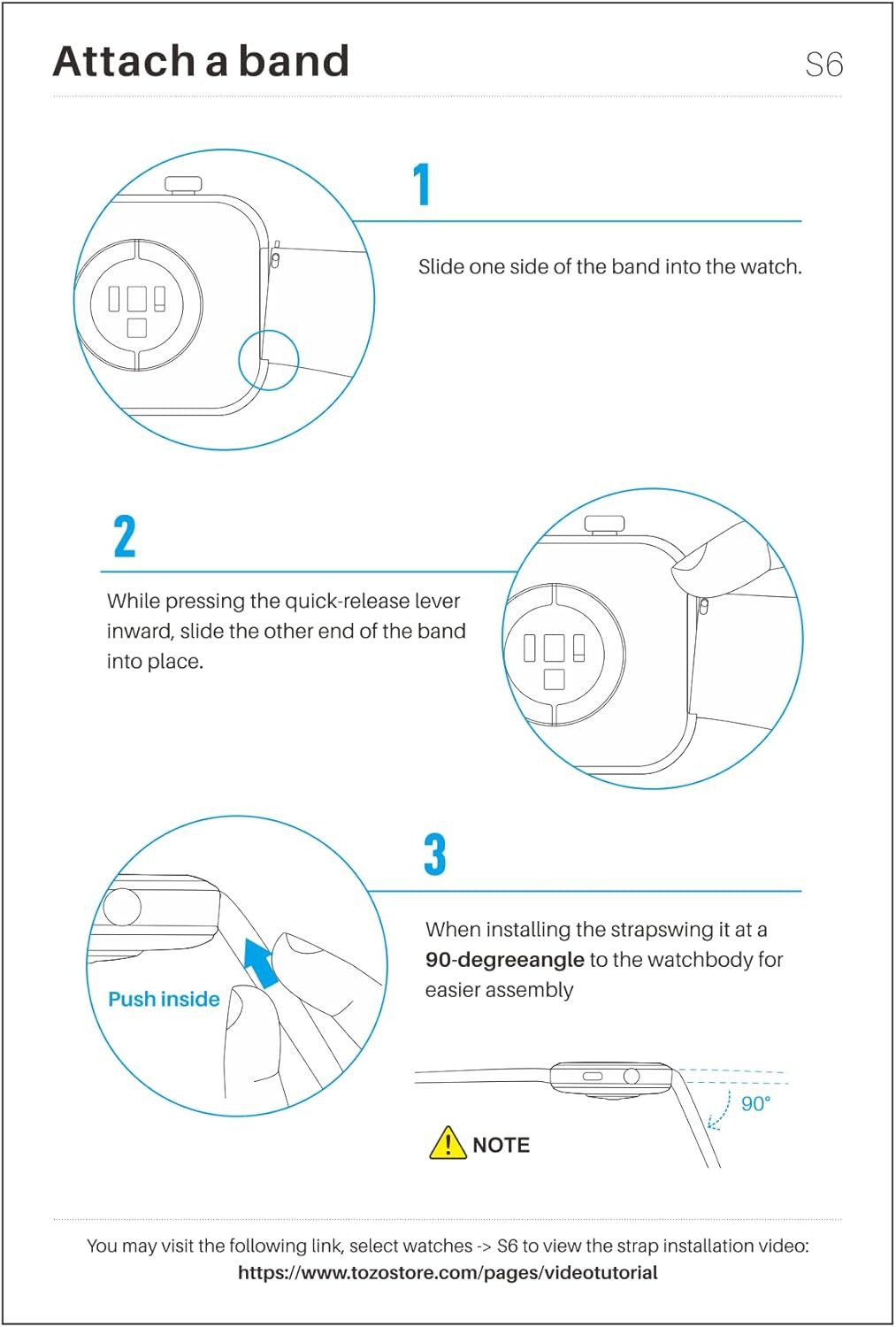 TOZO S6 Smartwatch (4,7 cm, android ios), Smartwatch mit AMOLED Display Bluetooth Anrufen Sportmodi Gesundheit