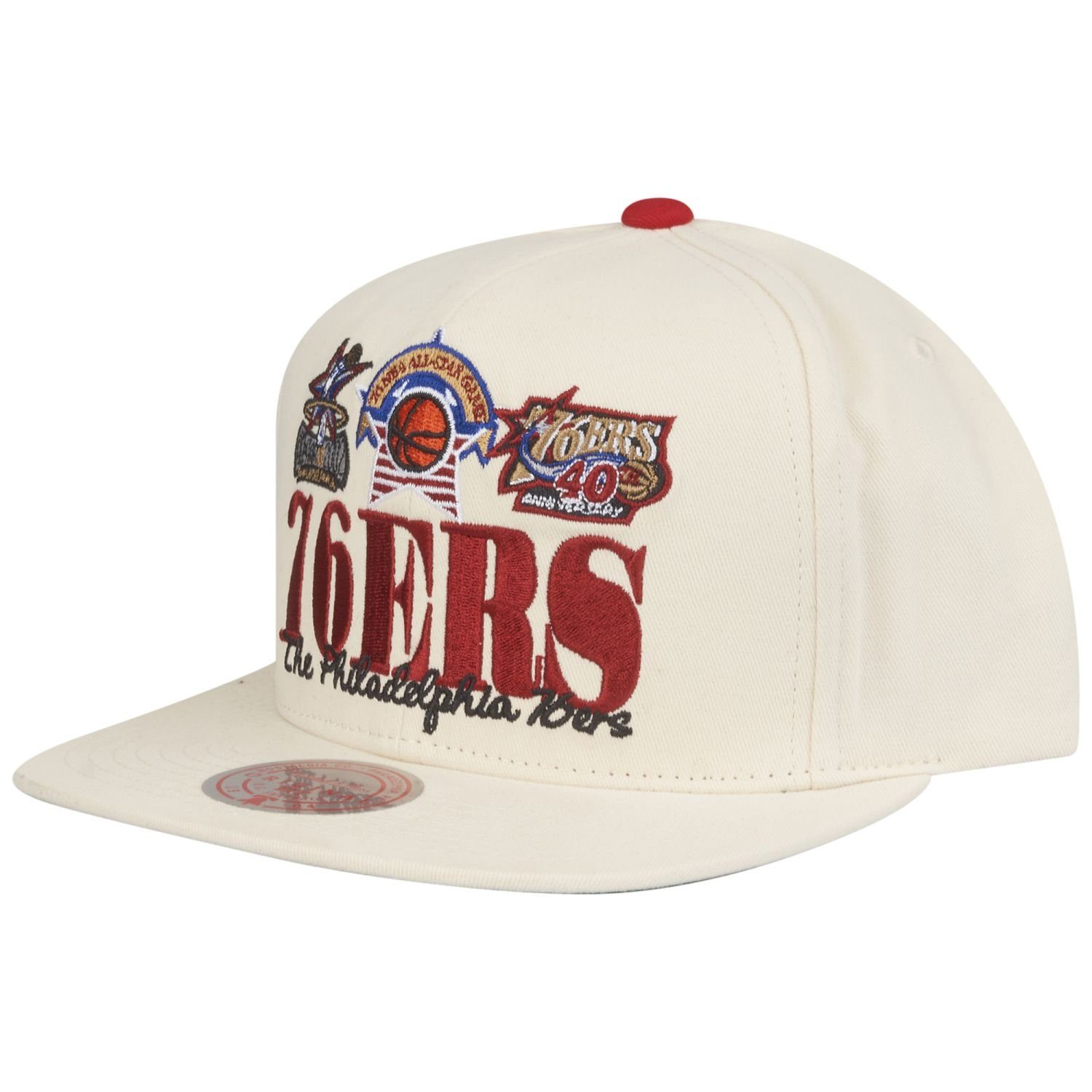 Mitchell & Ness Snapback Cap RETRO FRAME NBA Teams Philadelphia 76ers | Snapback Caps