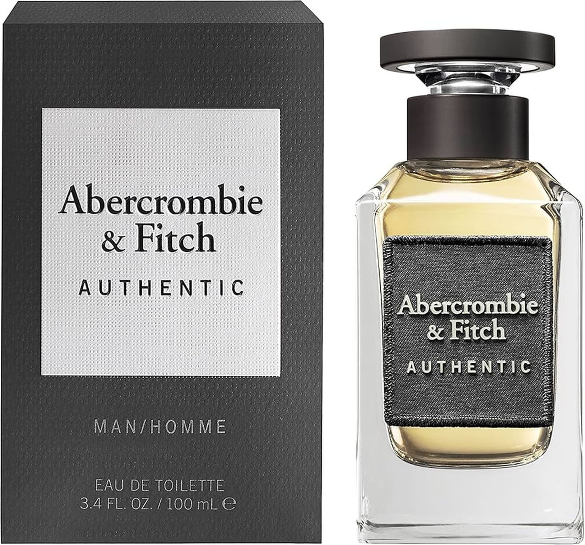 Abercrombie & Fitch Eau de Toilette Authentic Man Herren EDT Spray, ABERCROMBIE & FITCH, Herrenparfüm, Glasflakon, Herrenduft