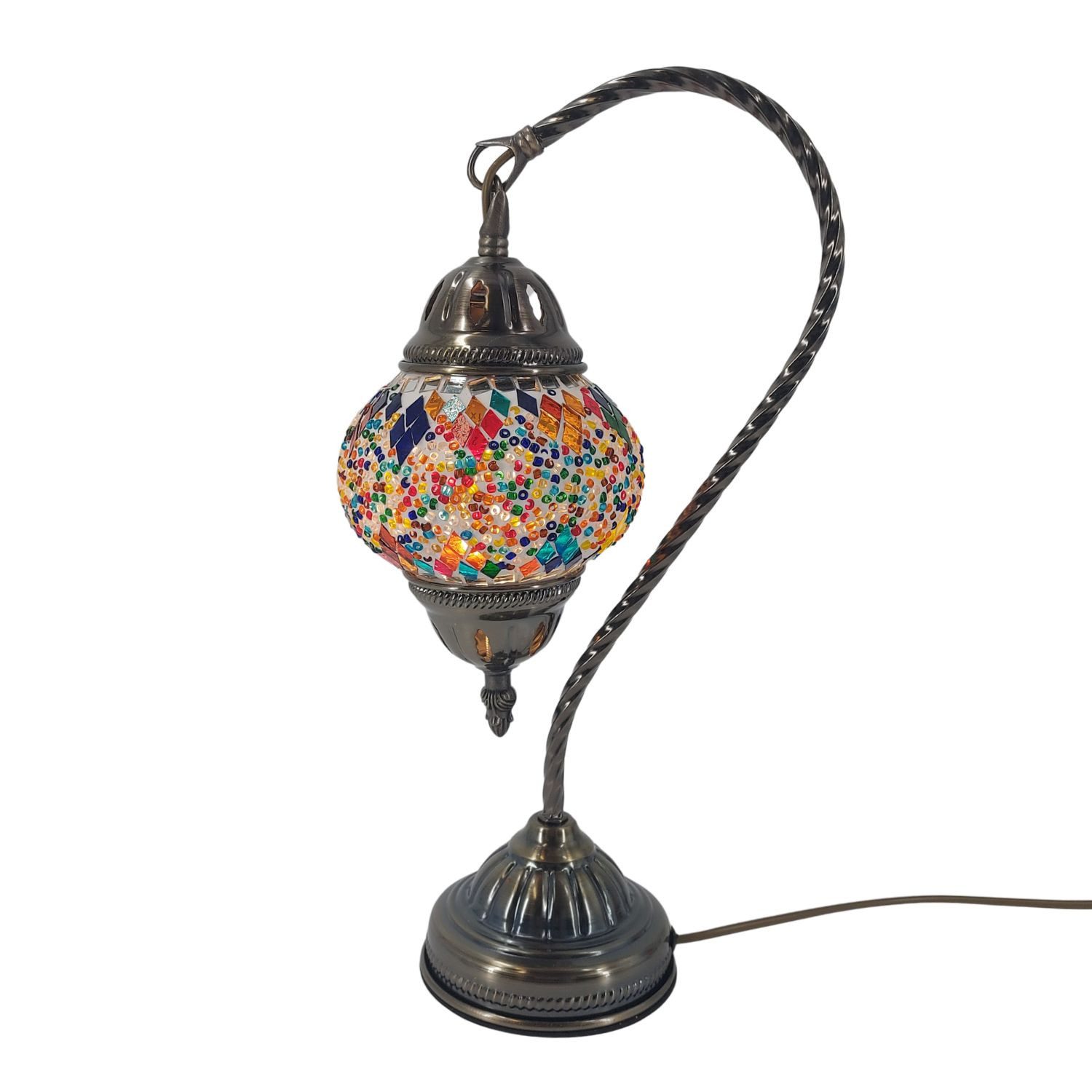 formano Tischleuchte MAROKKO MOSAIK, nicht enthalten, Geschenkbox, Bunt, Mosaik, H: 38cm