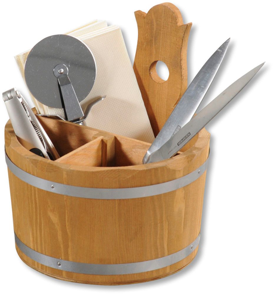 KESPER® Besteckträger Besteckbehälter, Kiefer, FSC, (1-tlg), mit 3-fach Einteilung
