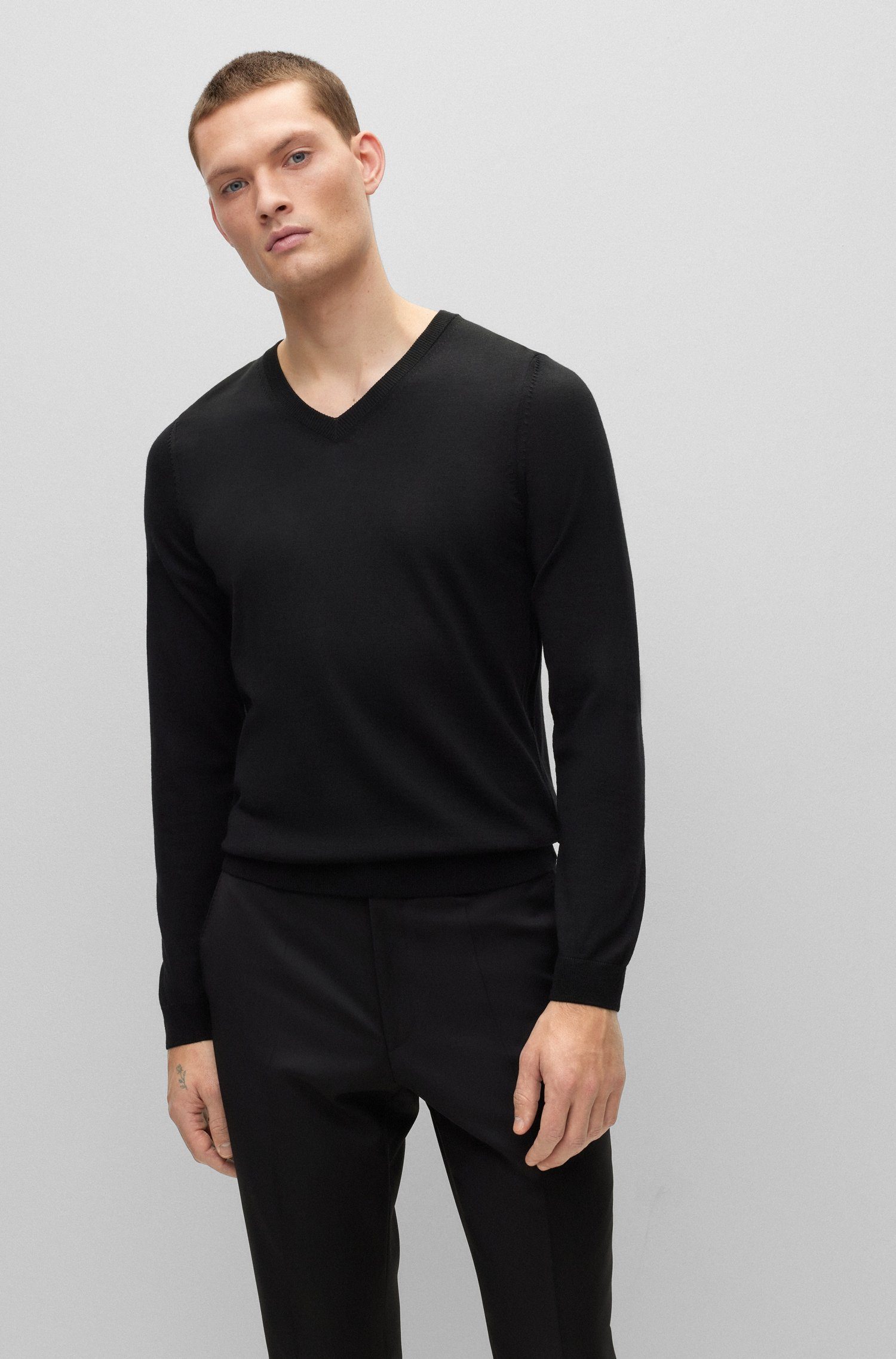 BOSS Strickpullover Melba-P (1-tlg)