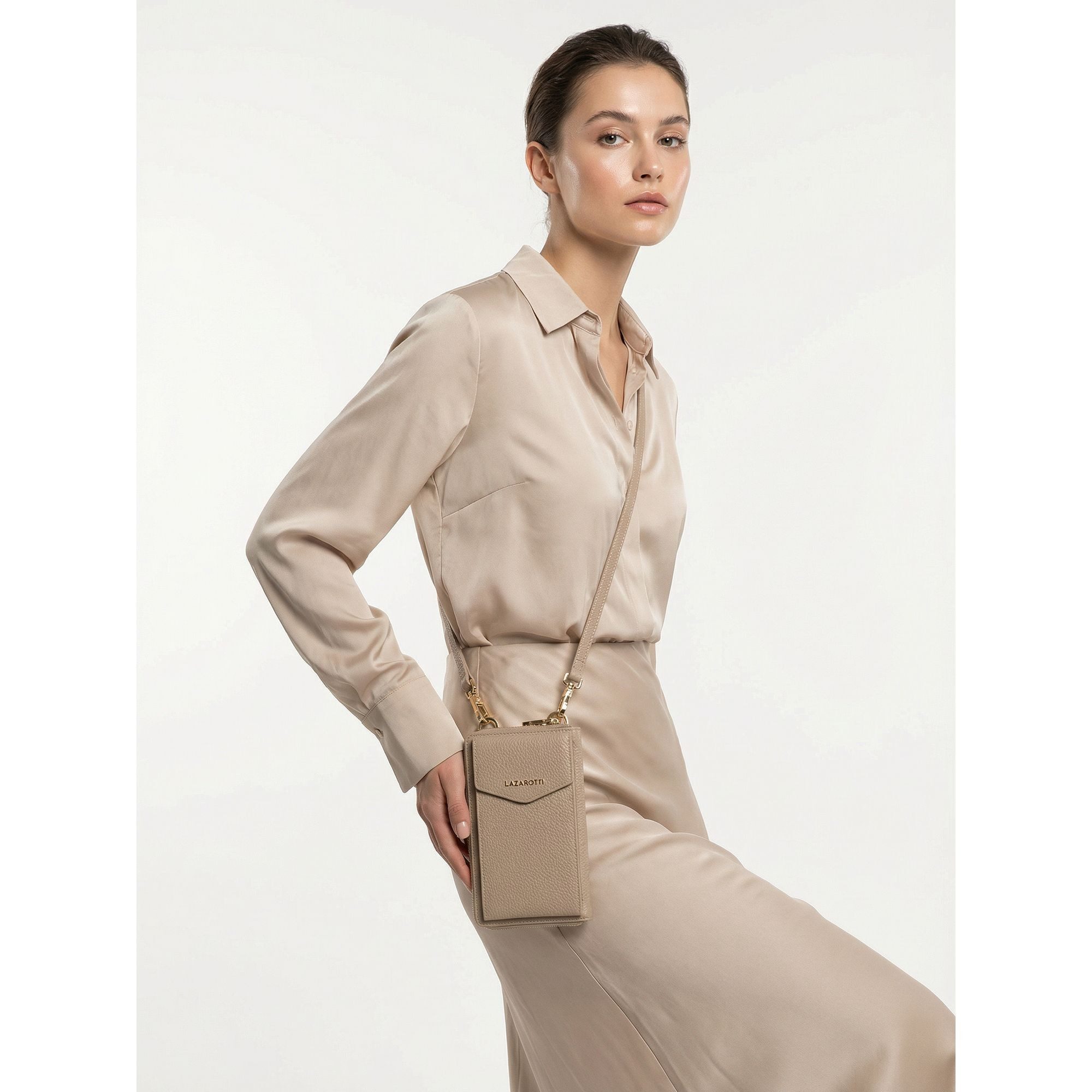 Lazarotti Smartphone-Hülle Bologna Leather, Leder