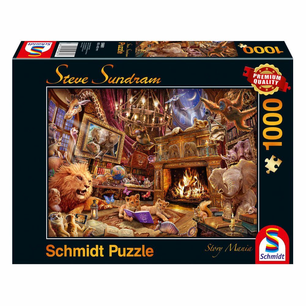 Schmidt Spiele Puzzle Story Mania - Steve Sundram, 1000 Puzzleteile