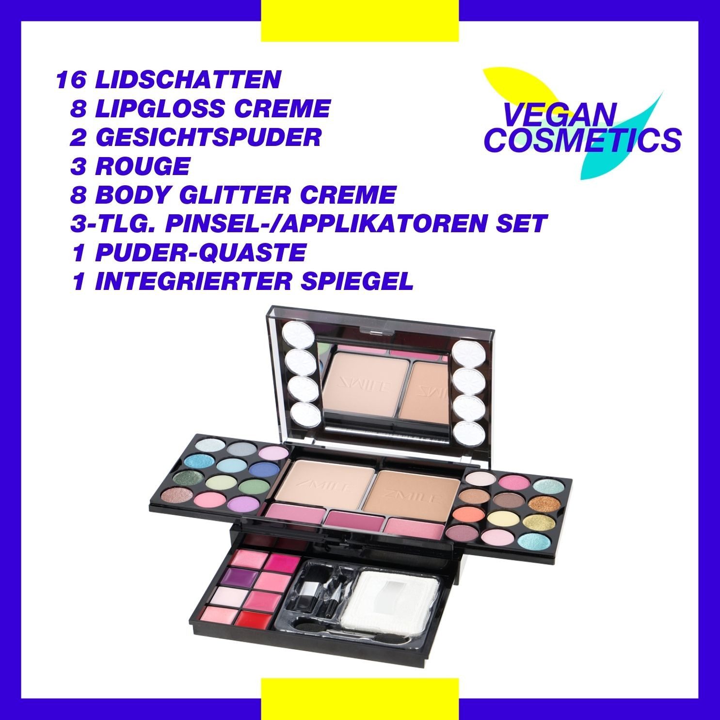 ZMILE COSMETICS Kosmetik-Set, 42-tlg., mit veganer Formulierung