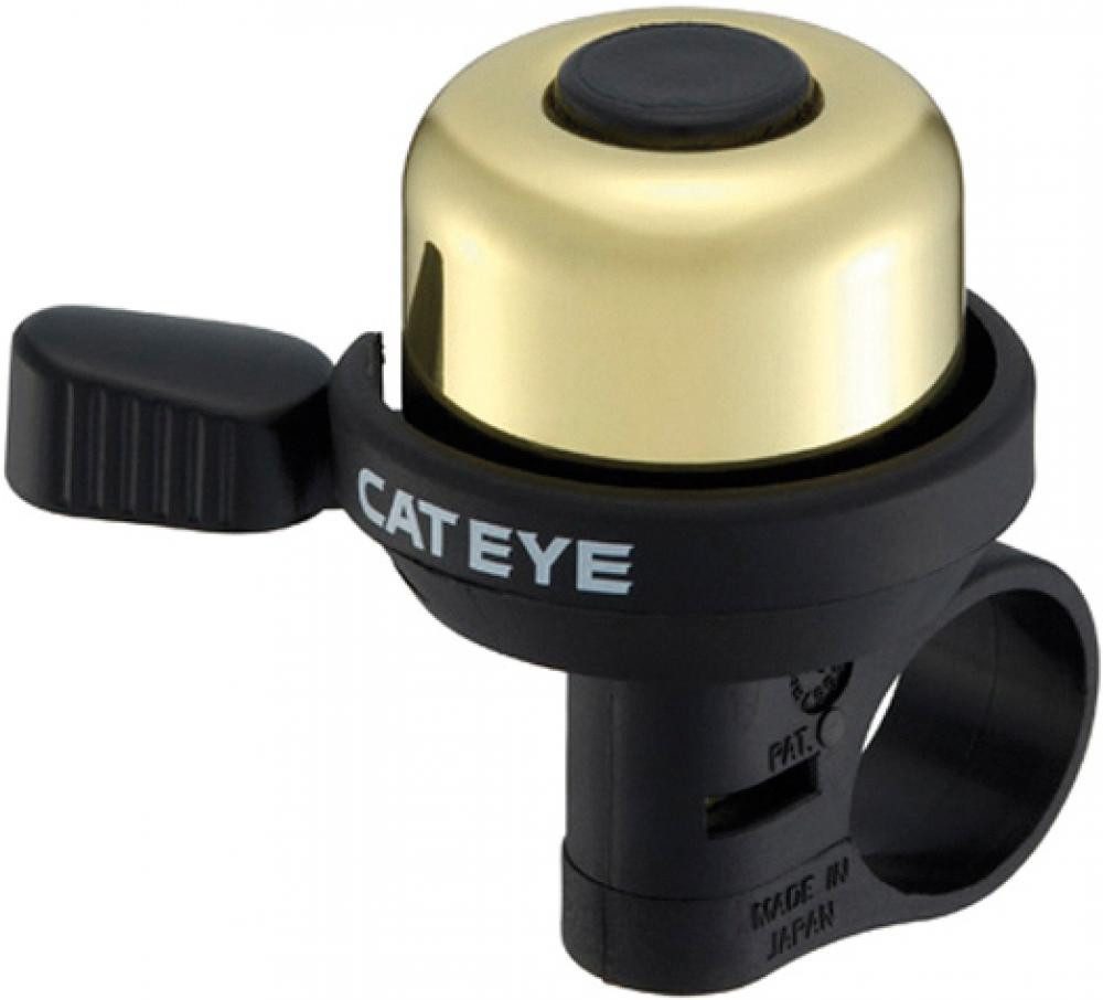 Cateye Fahrradklingel CATEYE Klingel Wind Bell PB-1000 Gold Gold - edle Fahrradklingel mit w