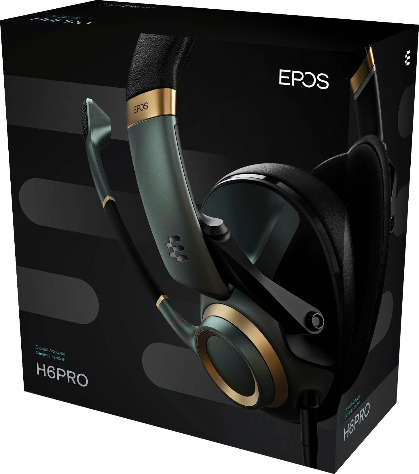 H6 grün Pro Acoustic EPOS Gaming-Headset Closed