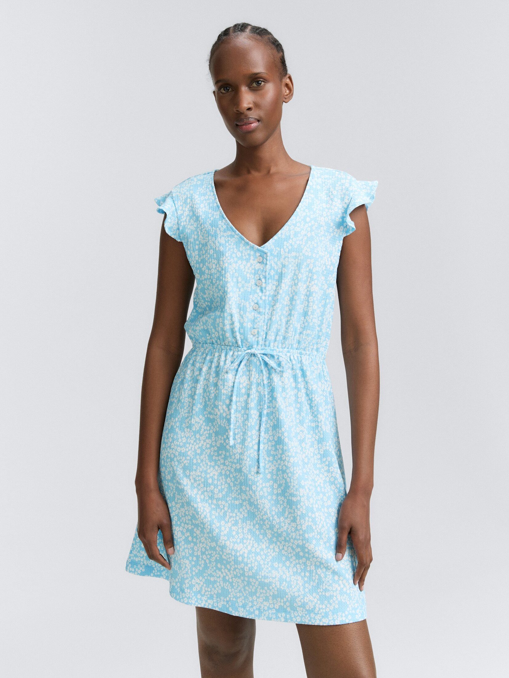 Sommerkleid Mini-Kleid mit Muster