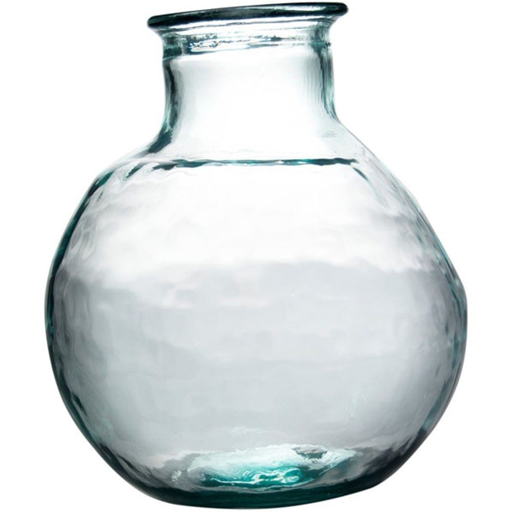 matches21 HOME & HOBBY Blumentopf Vase Blumenvase bauchig verformt Glas Ø 25x31 cm (1 St)