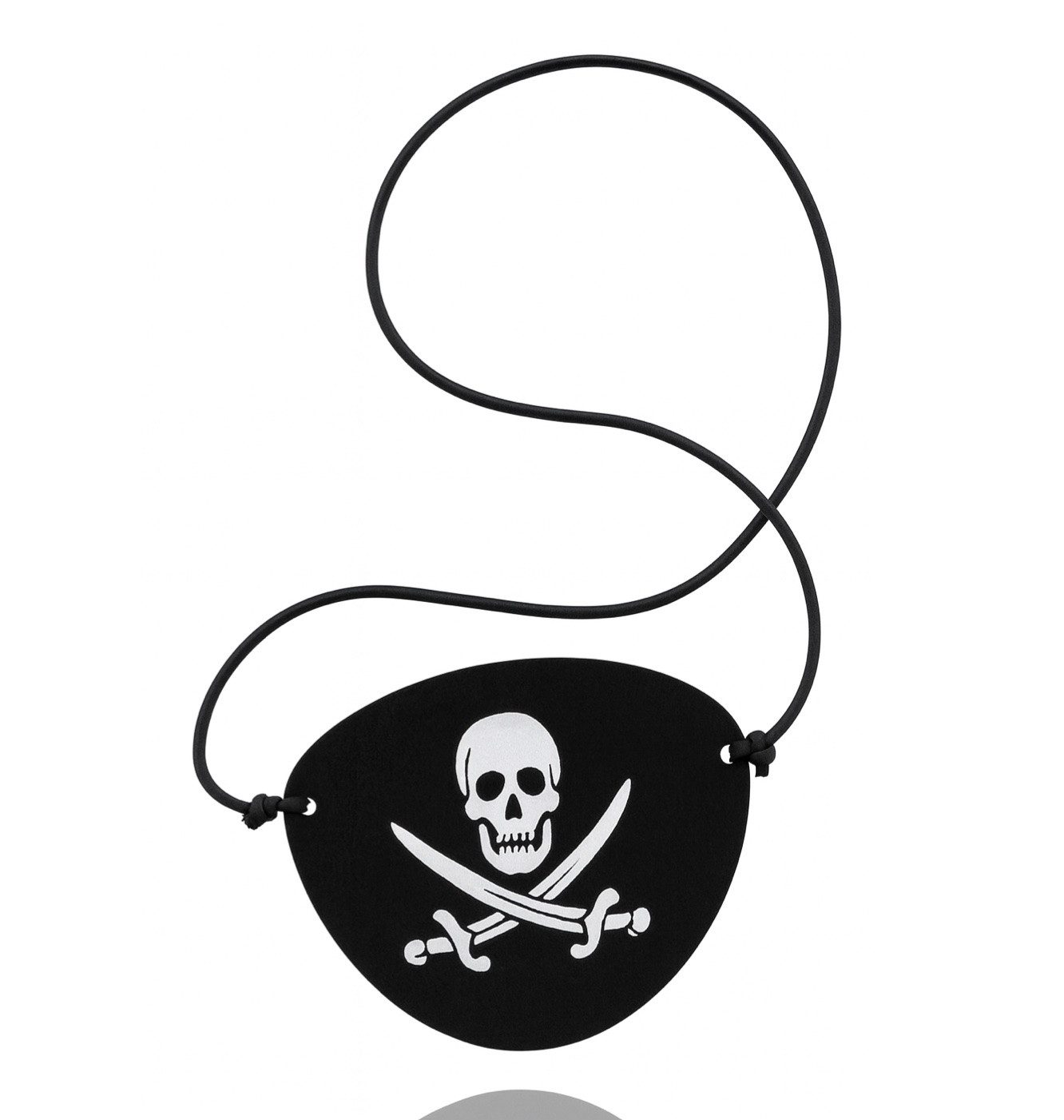 TK Gruppe Kostüm Pirat Augenklappe – Klassisches Accessoire für Karneval