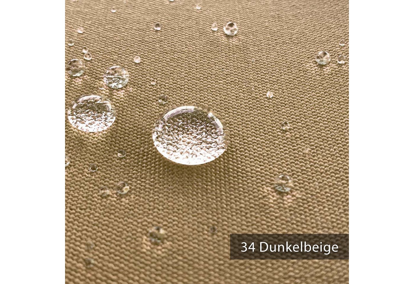 Thumbnail - novely® Stoff ARAGON WATERPROOF UV+ Outdoor-Stoff in Baumwoll-Optik, Antibakteriell, UV-beständig, wasserabweisend, Mete...