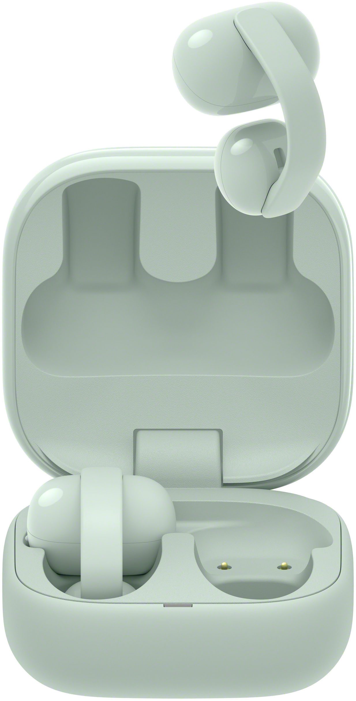 Sony LinkBuds Clip WF-LC900 Open-Ear-Kopfhörer (Rauschunterdrückung, True Wireless, integrierte Steuerung für Anrufe und Musik, Bluetooth, Open Ear Clip On Design, 10 Band EQ, KI Anruf, IPX4-Spritzwasserschutz)