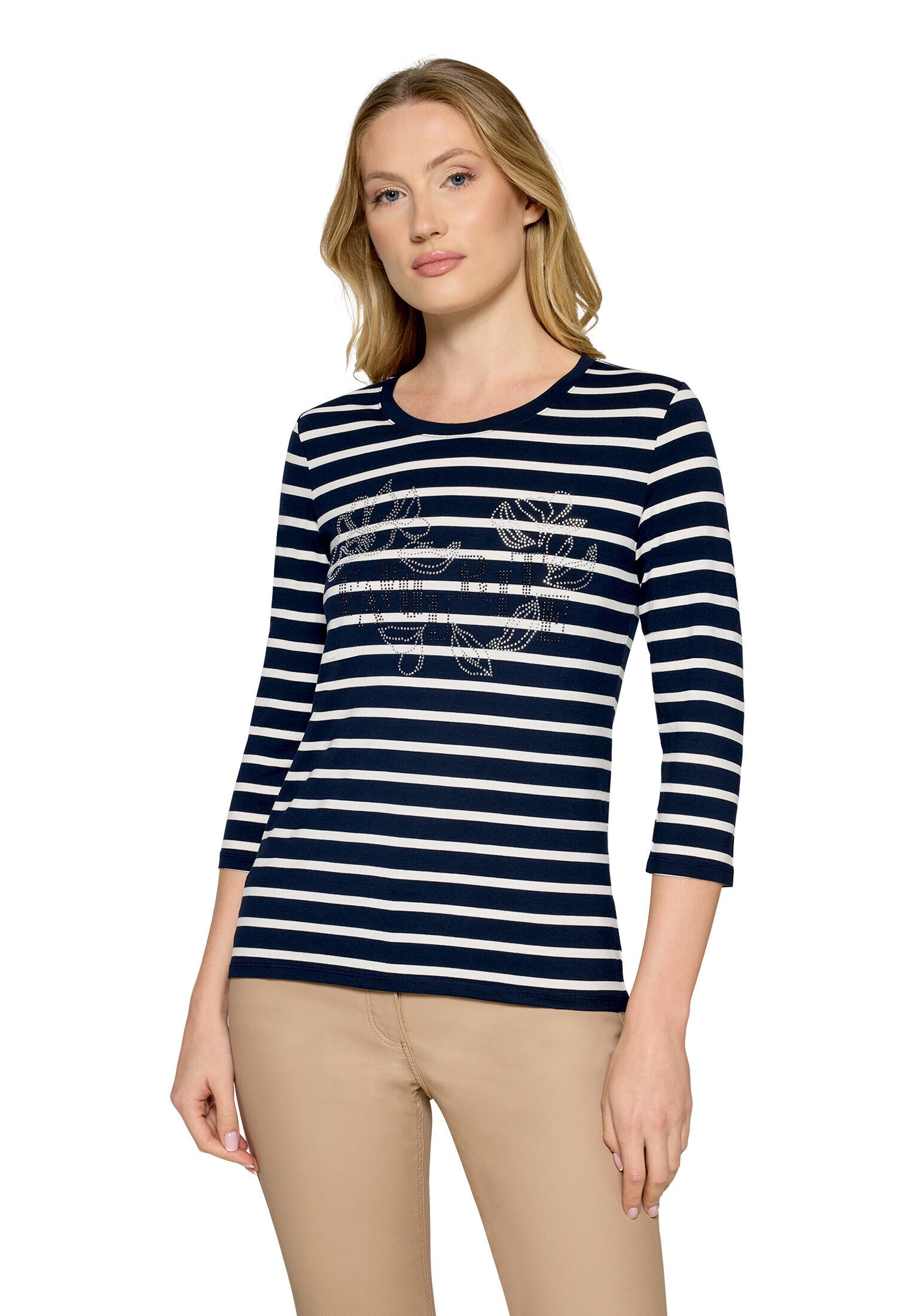 Betty Barclay 3/4-Arm-Shirt Damen mit Schmucksteinen (1-tlg)