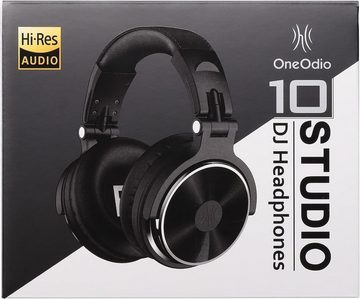 OneOdio Over Ear mit Kabel 50mm Treiber, Bassklang, 6.35 & 3.5mm Klinke Headset (Natürlicher Klang und kraftvolle Bässe für ein intensives Hörerlebnis., Share-Port, Geschlossene DJ Headphones für Studio, Podcast, Monitor)