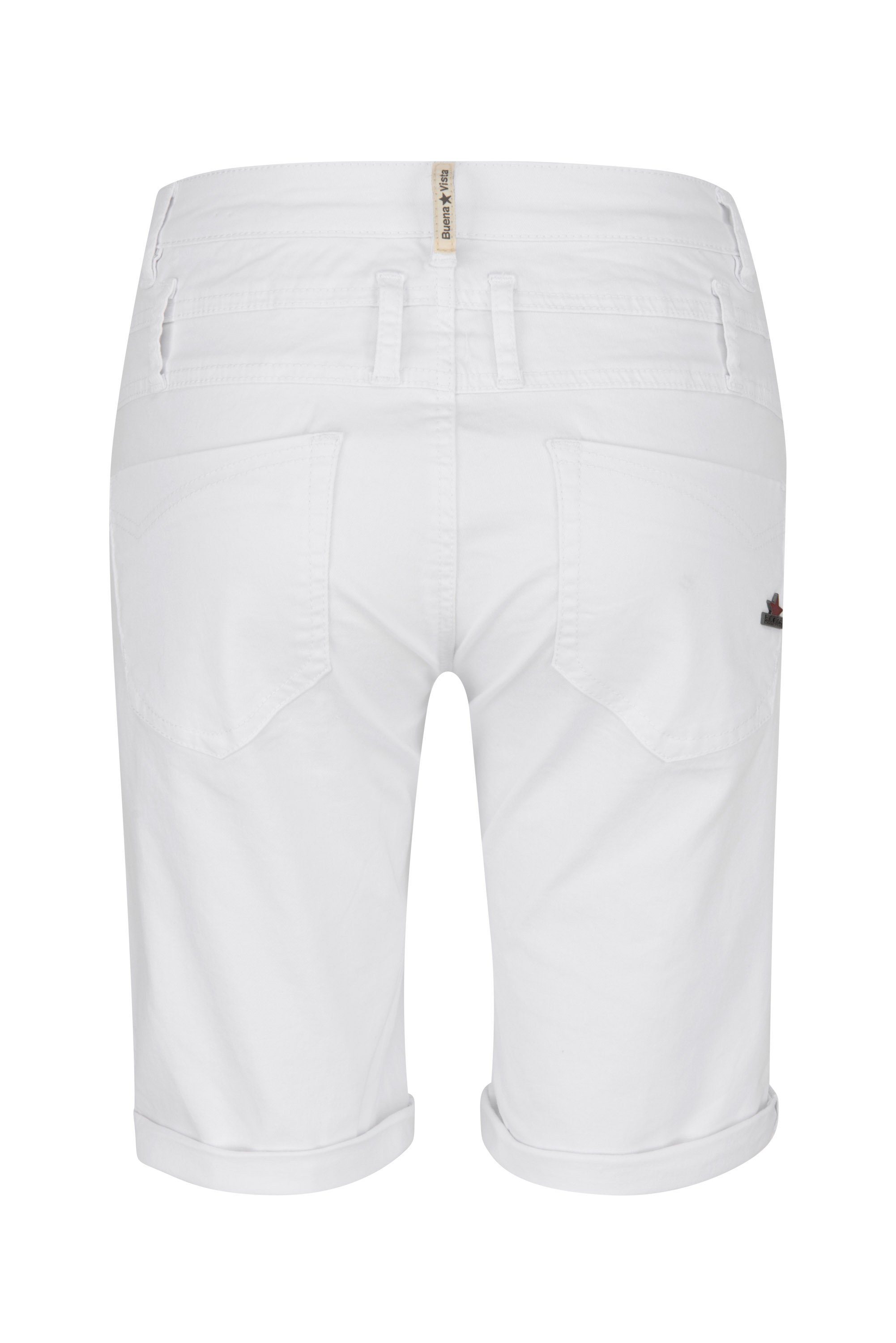 BUENA FLORIDA Stretch-Jeans SHORT Vista J5746 Twill - 502.032 2106 Stretch VISTA white Buena