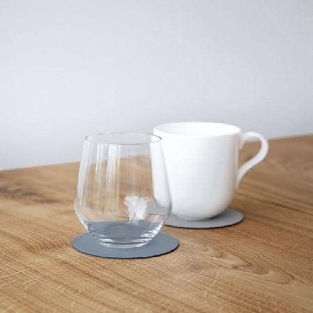 LIND DNA Glasuntersetzer Circle Double Nupo Light Blue/Light Grey