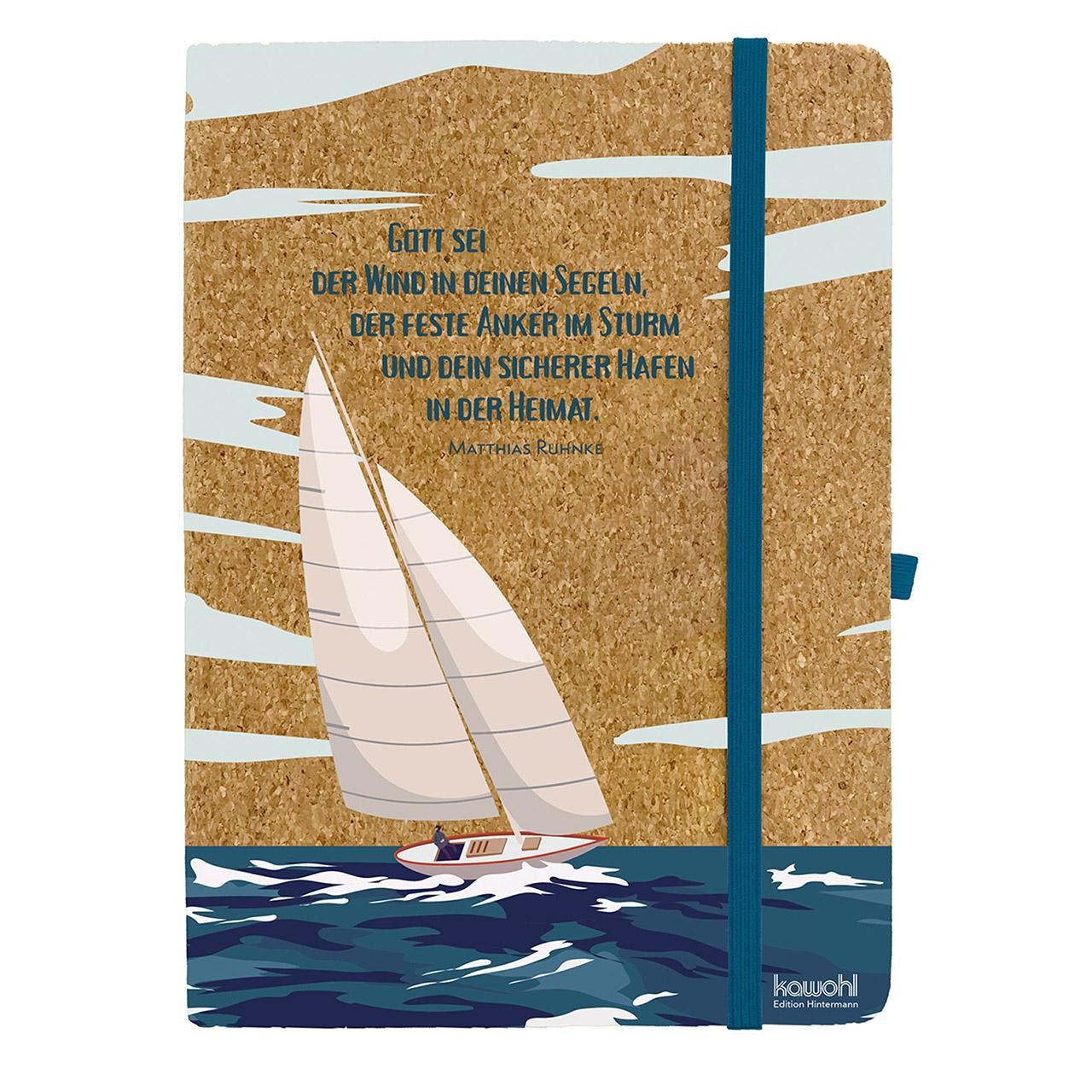 Notizbuch Gott sei der Wind in deinen Segeln