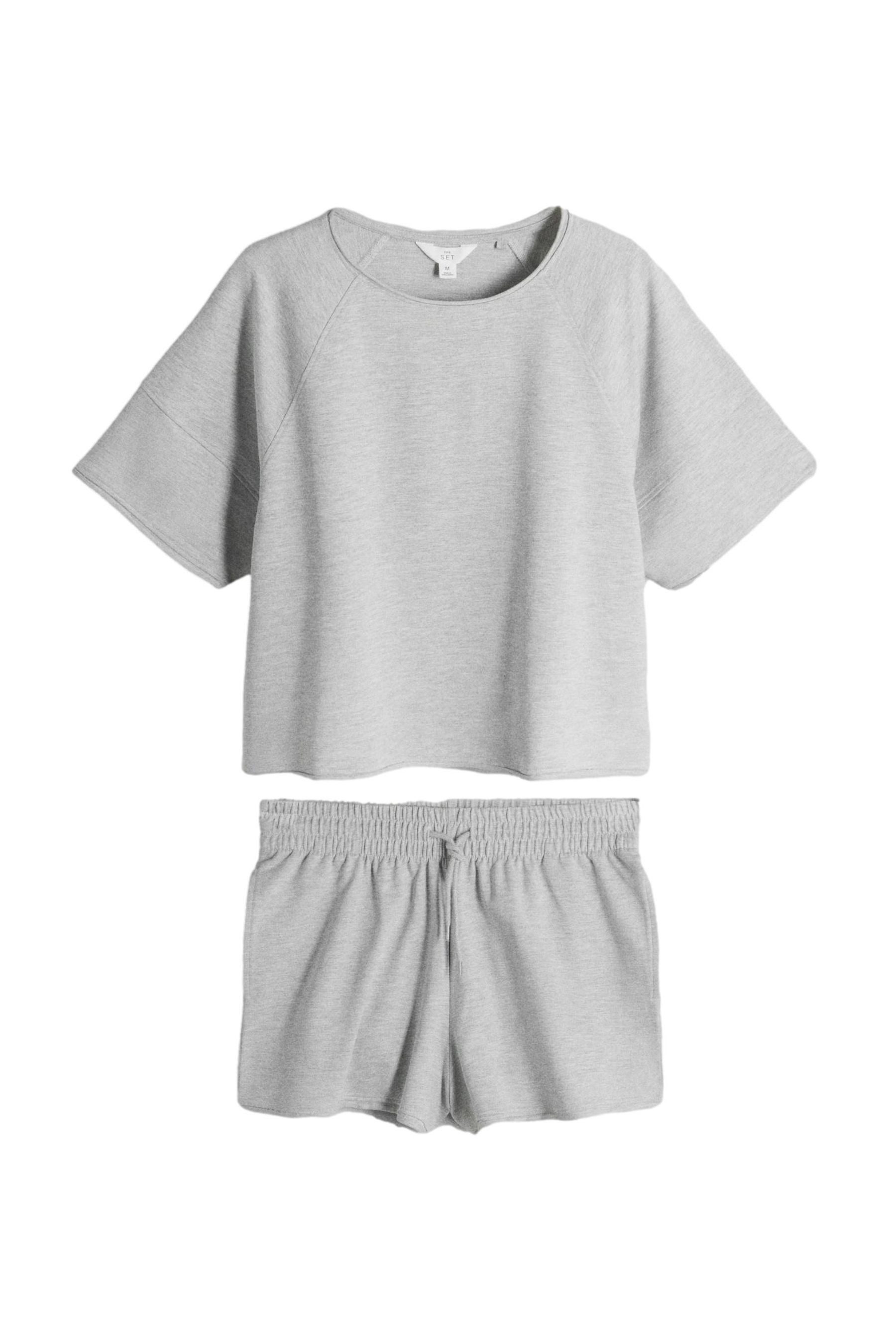 The Set T-Shirt & Shorts The Set Raglan-T-Shirt und Sweatshorts, 2er Set (2-tlg)