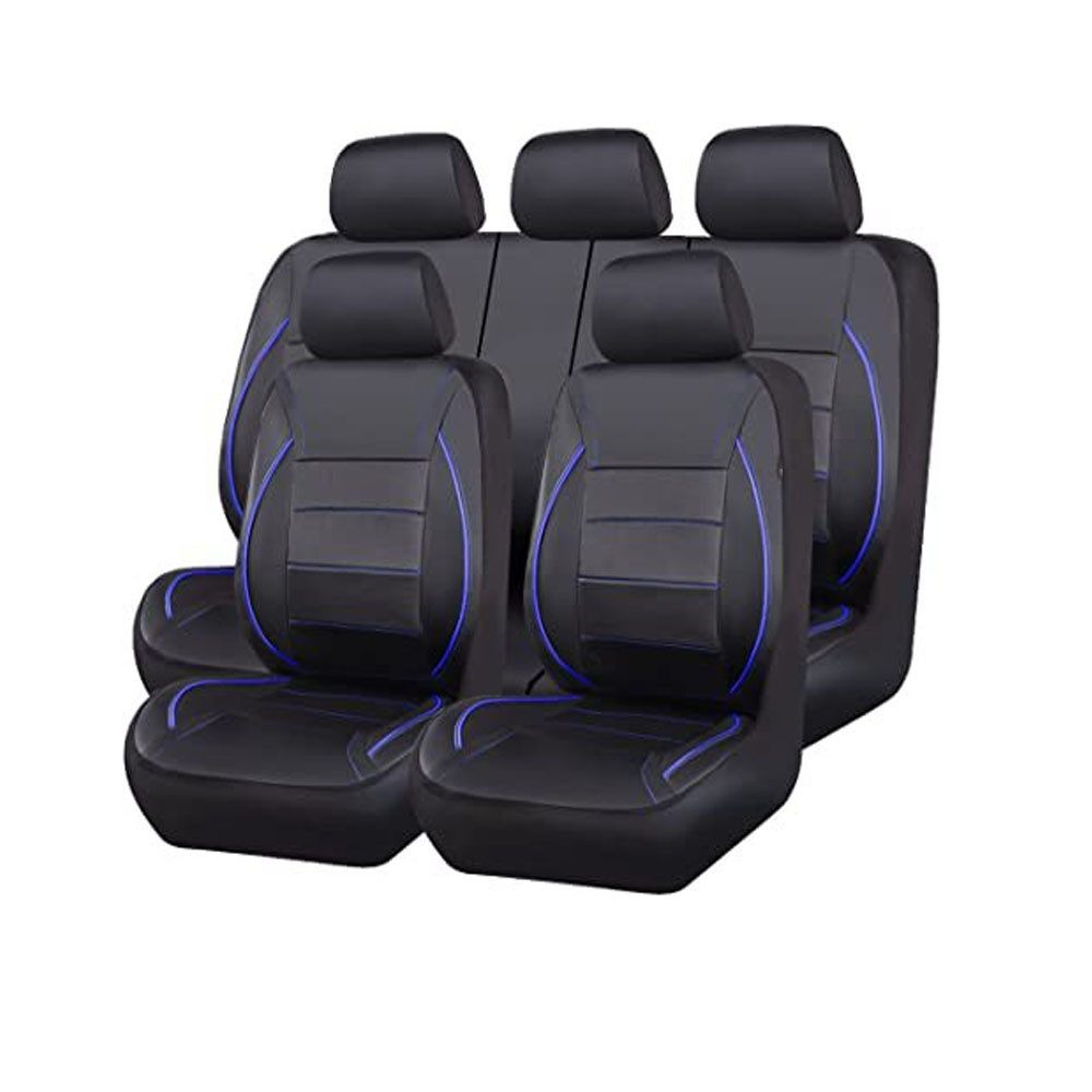 GarveeMore Autositzbezug Universal 9 Stück Autositzbedeckungen Vollständiges Set 5-Sitz