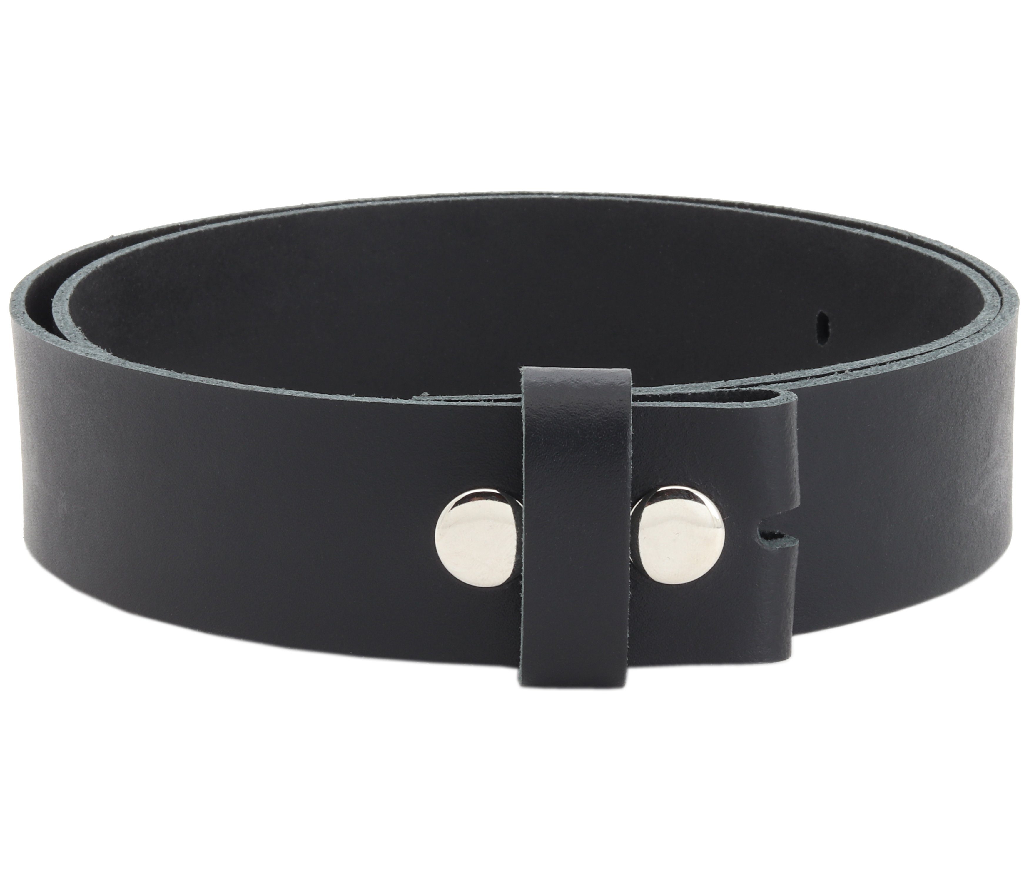 Ledergürtel OM101-SL-Schwarz