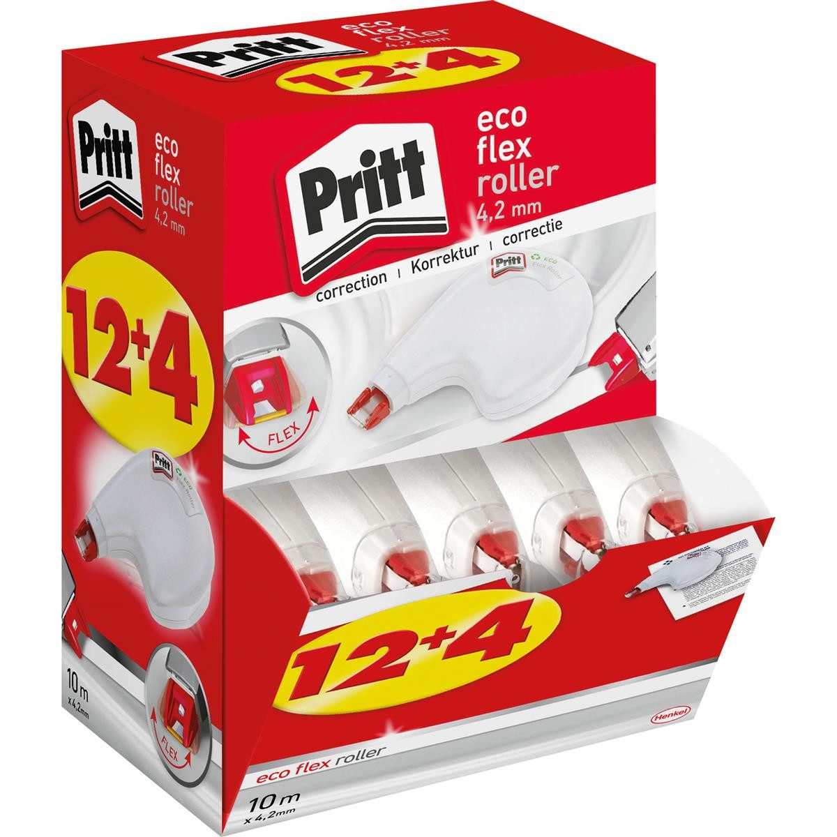 PRITT Tintenroller Pritt 9H PRKEM Pritt Multipack Korrektur Roller EcoFlex