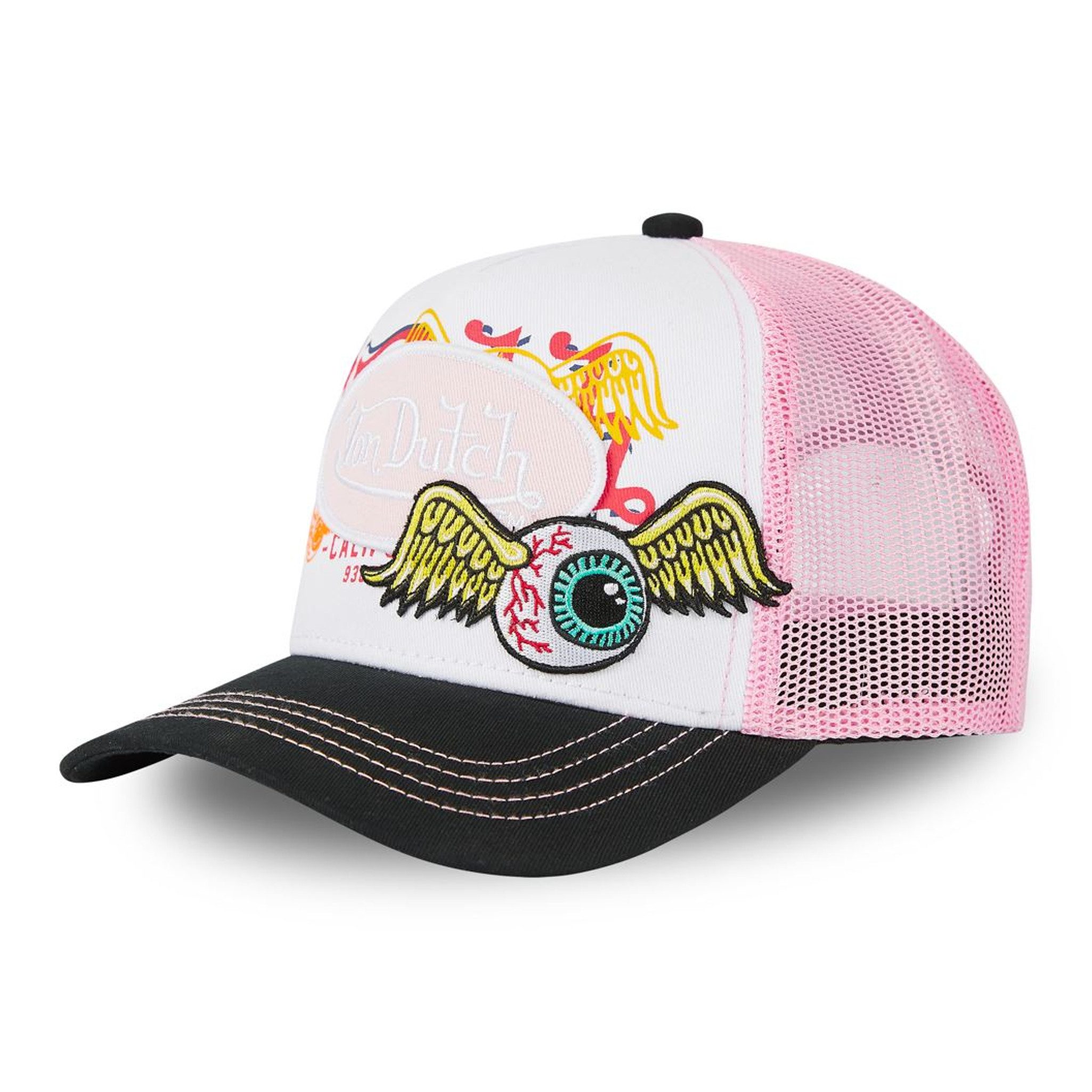 Von Dutch Trucker Cap Von Dutch Originals Trucker Cap - LOGO PATCH EYE (Basecap, Basecap, Meshcap, Trucker Kappe)