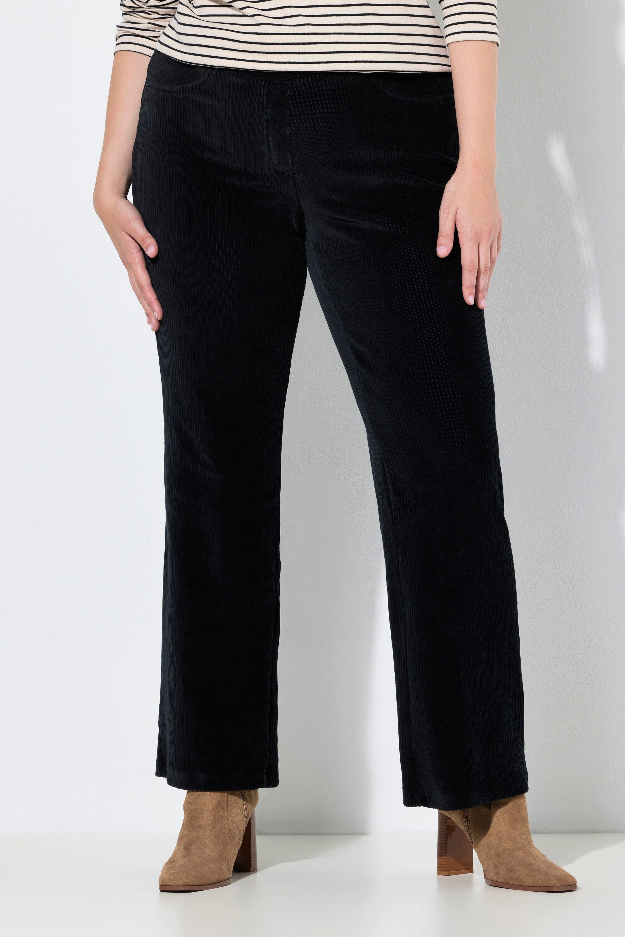 Ulla Popken Schlupfhose Cord-Schlupfhose Mary Elastikbund günstig online kaufen