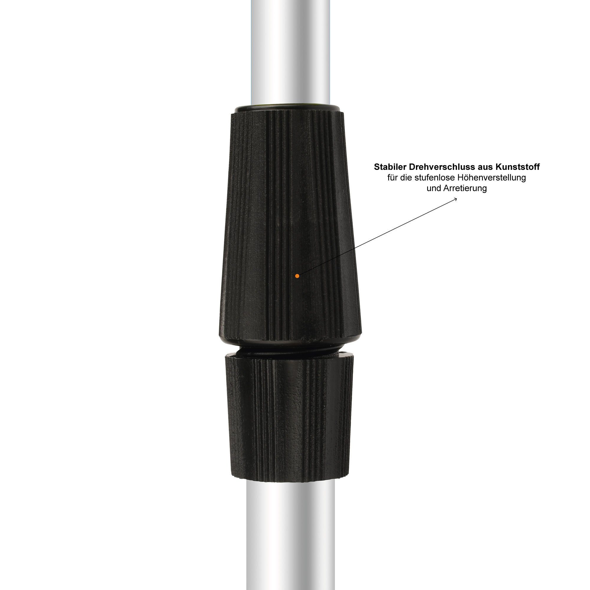 Zite Rutenhalter Teleskop-Rutenhalter Set - Schnurlaufkerbe & höhenverstellbar