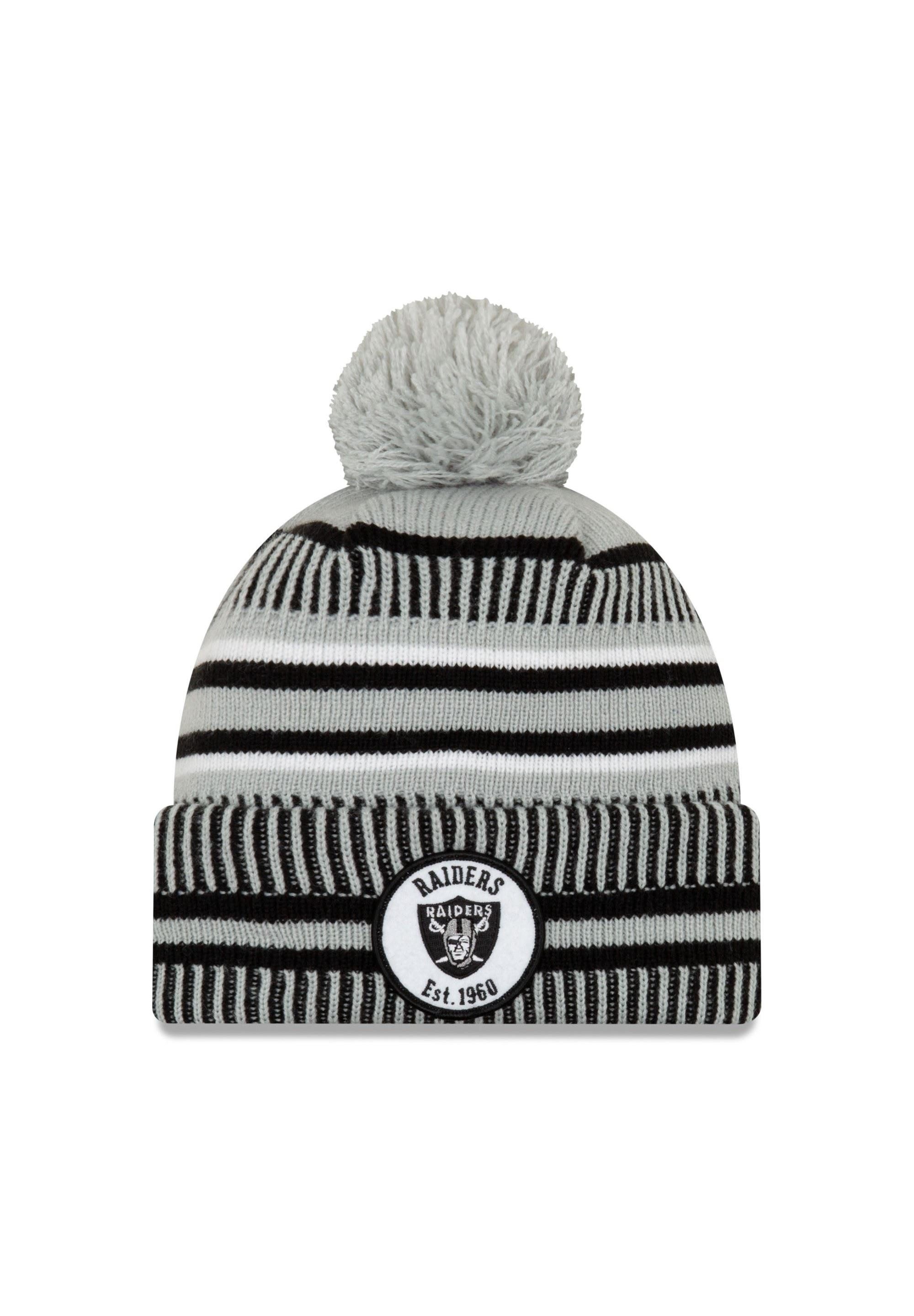 New Era Beanie Oakland Raiders2019 Sideline Home 1960 Reverse OTC Beanie One-Size