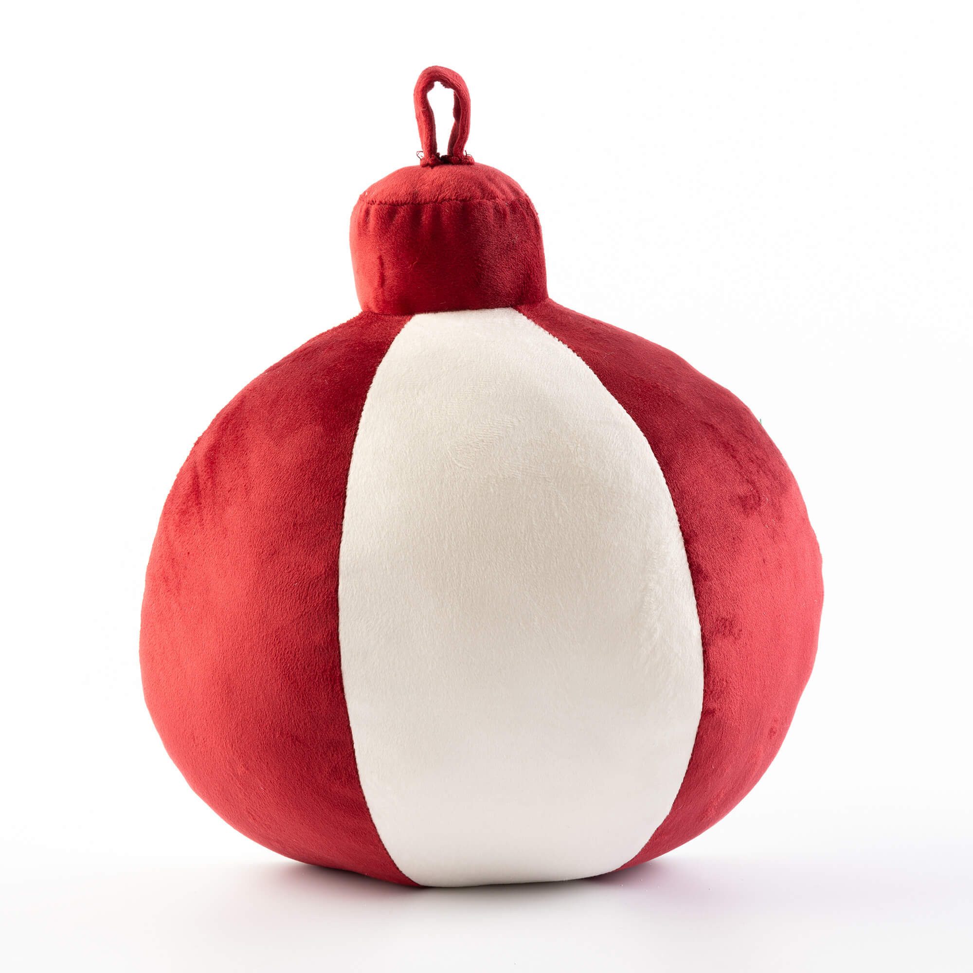 Dutch Decor Dekokissen gefüllt Textino 'Jingle Bell' 26 x 30 cm Scooter - Rot
