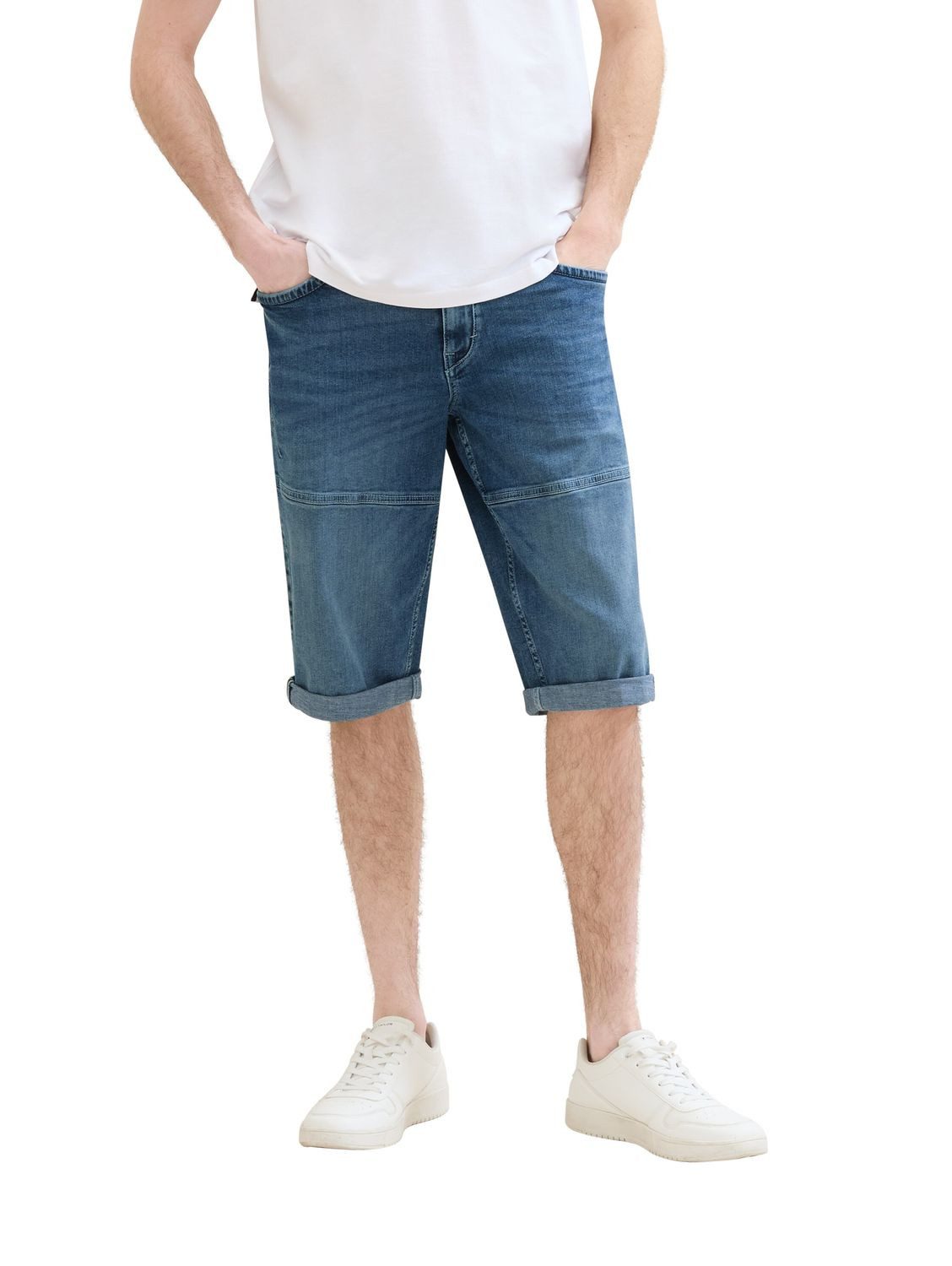 TOM TAILOR Bermudas MORRIS OVERKNEE mit Stretch