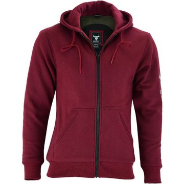 German Wear Motorradjacke BLD1300 Hoodie Damen Motorrad Hoodie mit Protektoren Aramid