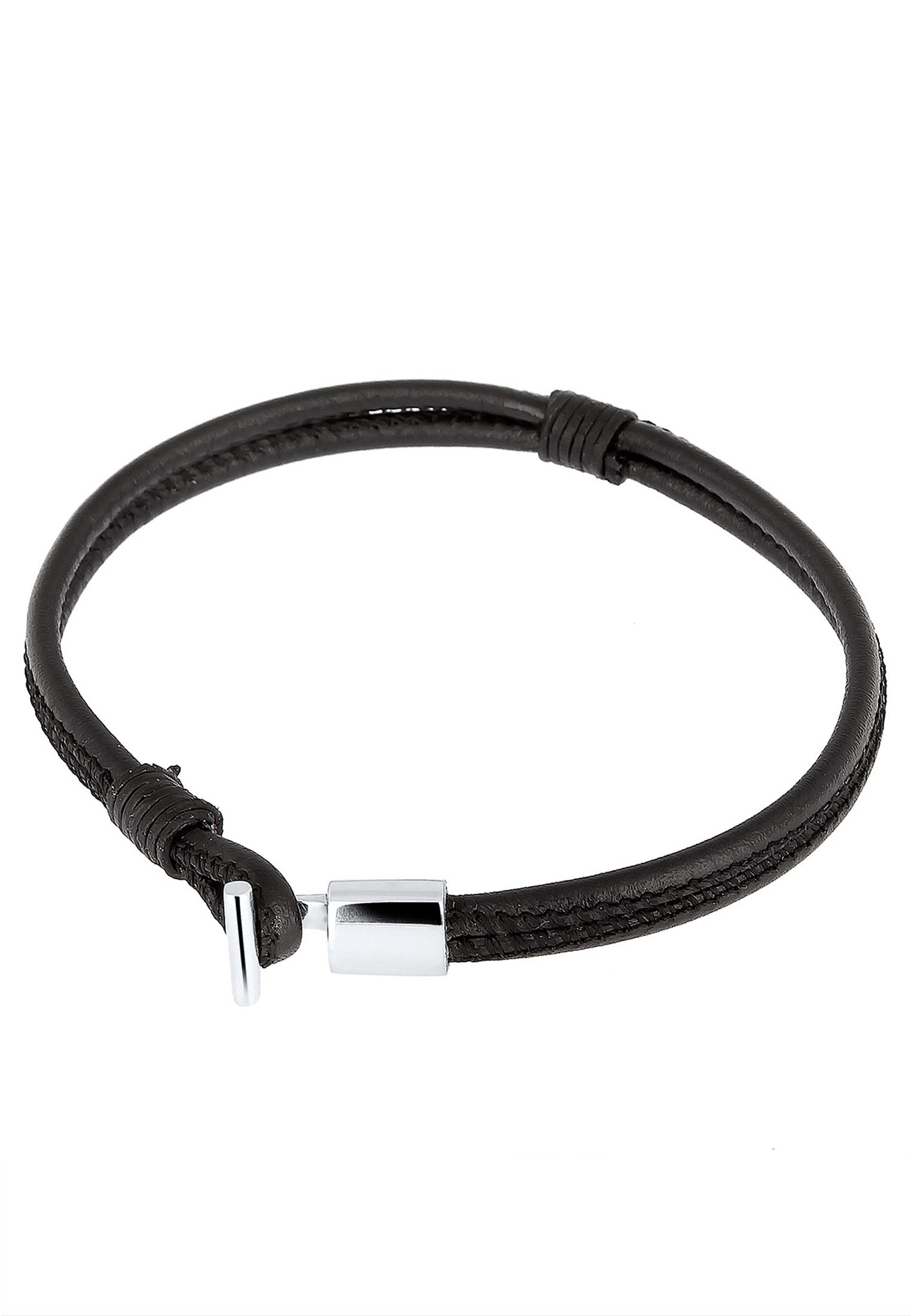 Kuzzoi Lederarmband Echtleder Knoten Haken T-Bone günstig online kaufen