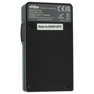 vhbw passend für HP Action Cam AC-300W, AC-200W, AC-200 Kamera / Foto DSLR Kamera-Ladegerät