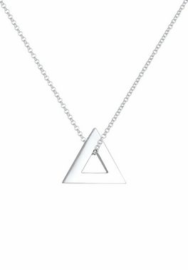 Kuzzoi Kette mit Anhänger Herren Erbskette Dreieck Triangle 925 Silber