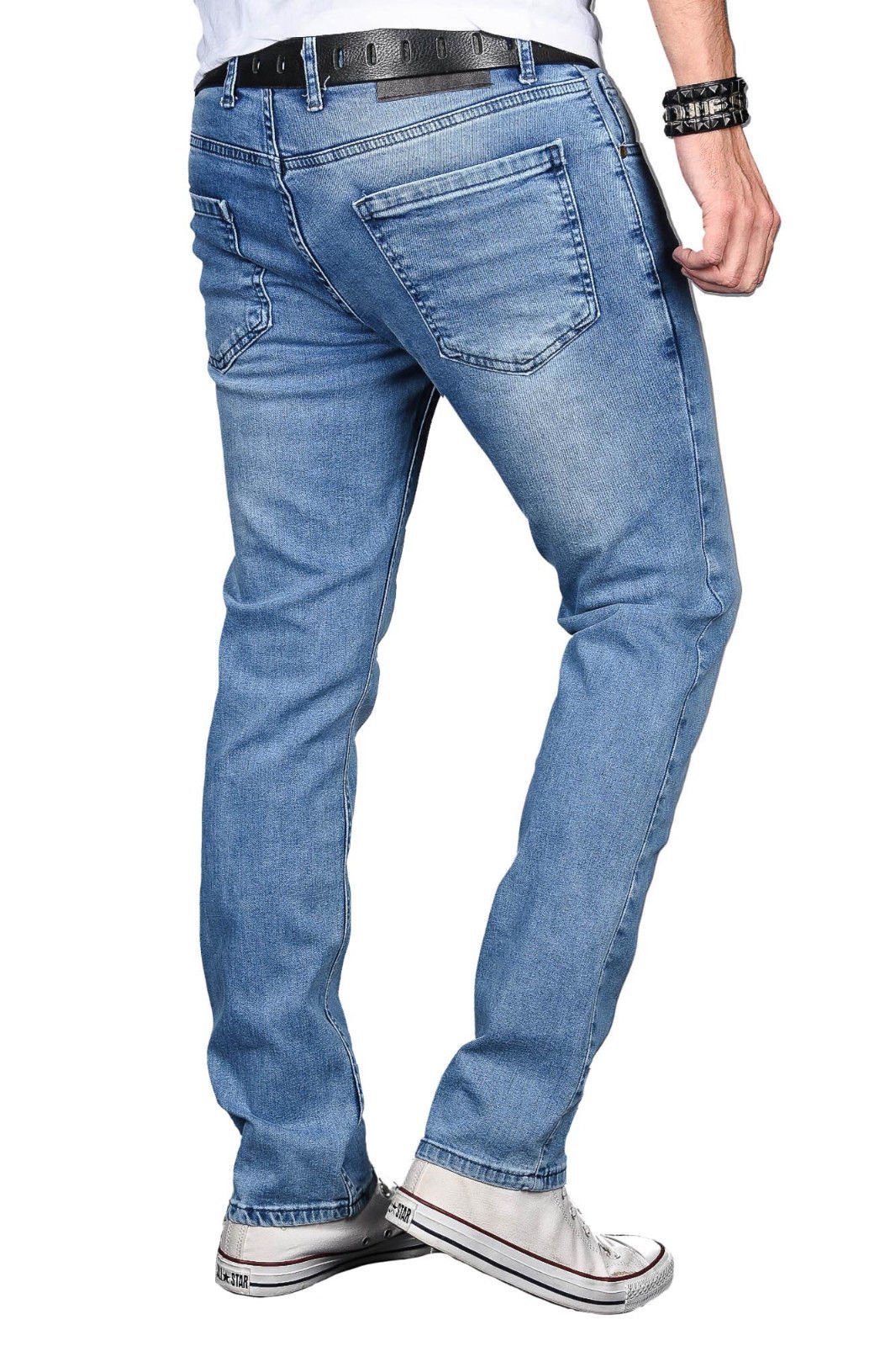 Alessandro Salvarini Slim-fit-Jeans ASLuca Stretch mit Elasthan