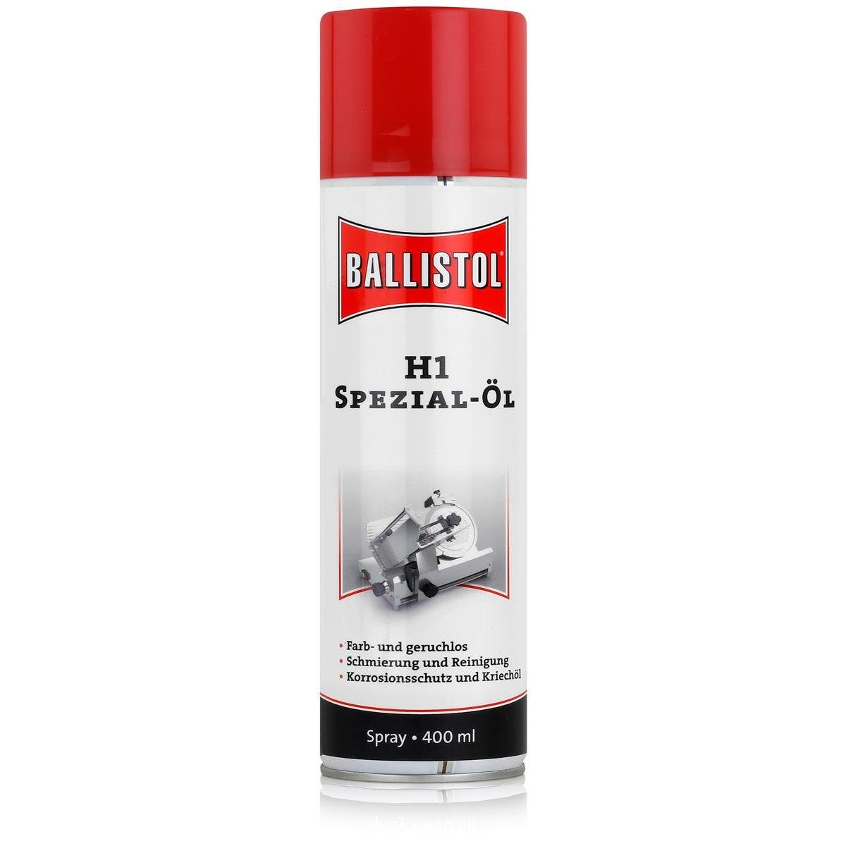 Ballistol Multifunktionsöl Ballistol H1 Spezial-Öl Spray 400ml - Schmierung & Reinigung (1er Pack