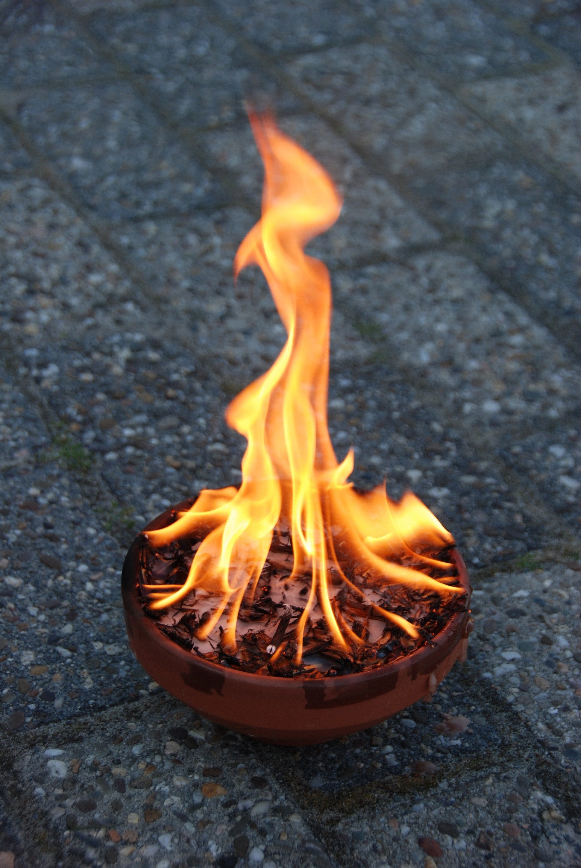 esschert design Feuerschale Terrakotta Feuertopf für Feuerkorb Feuerschale Outdoor Fackel Licht, (Feuertopf Einsatz)